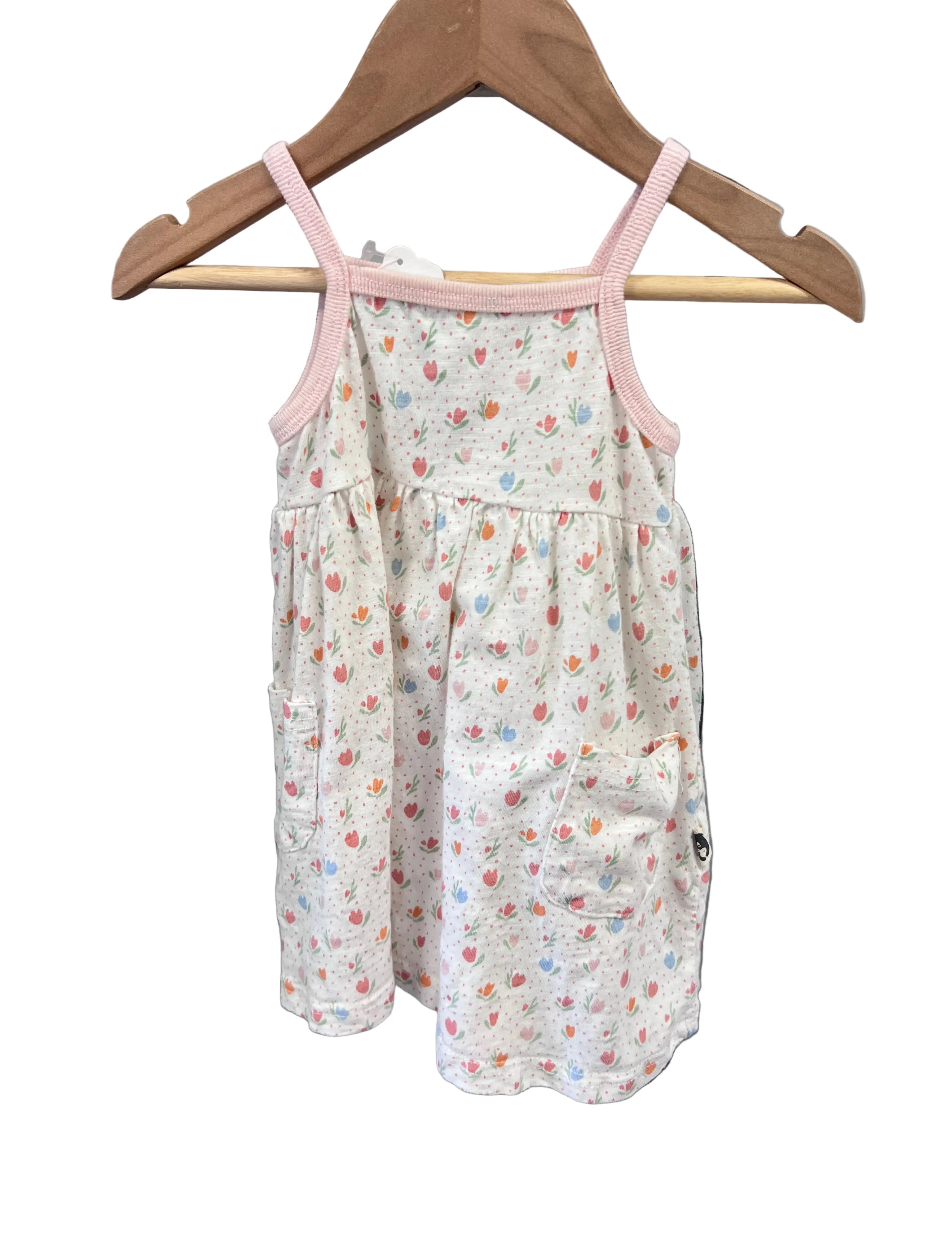 White Rabbit Bear Dress, 12m