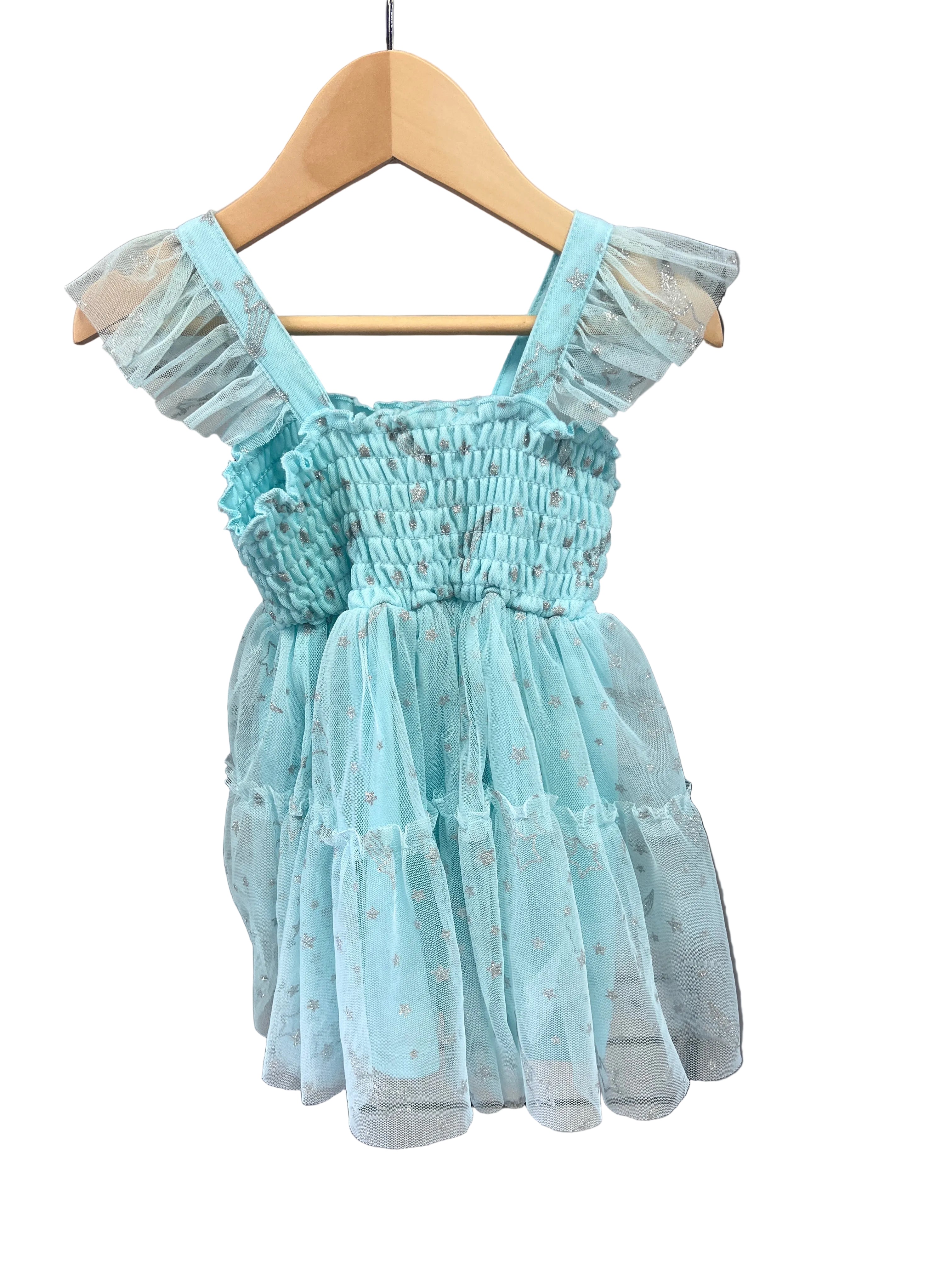 Blue George Dress, 12-18m