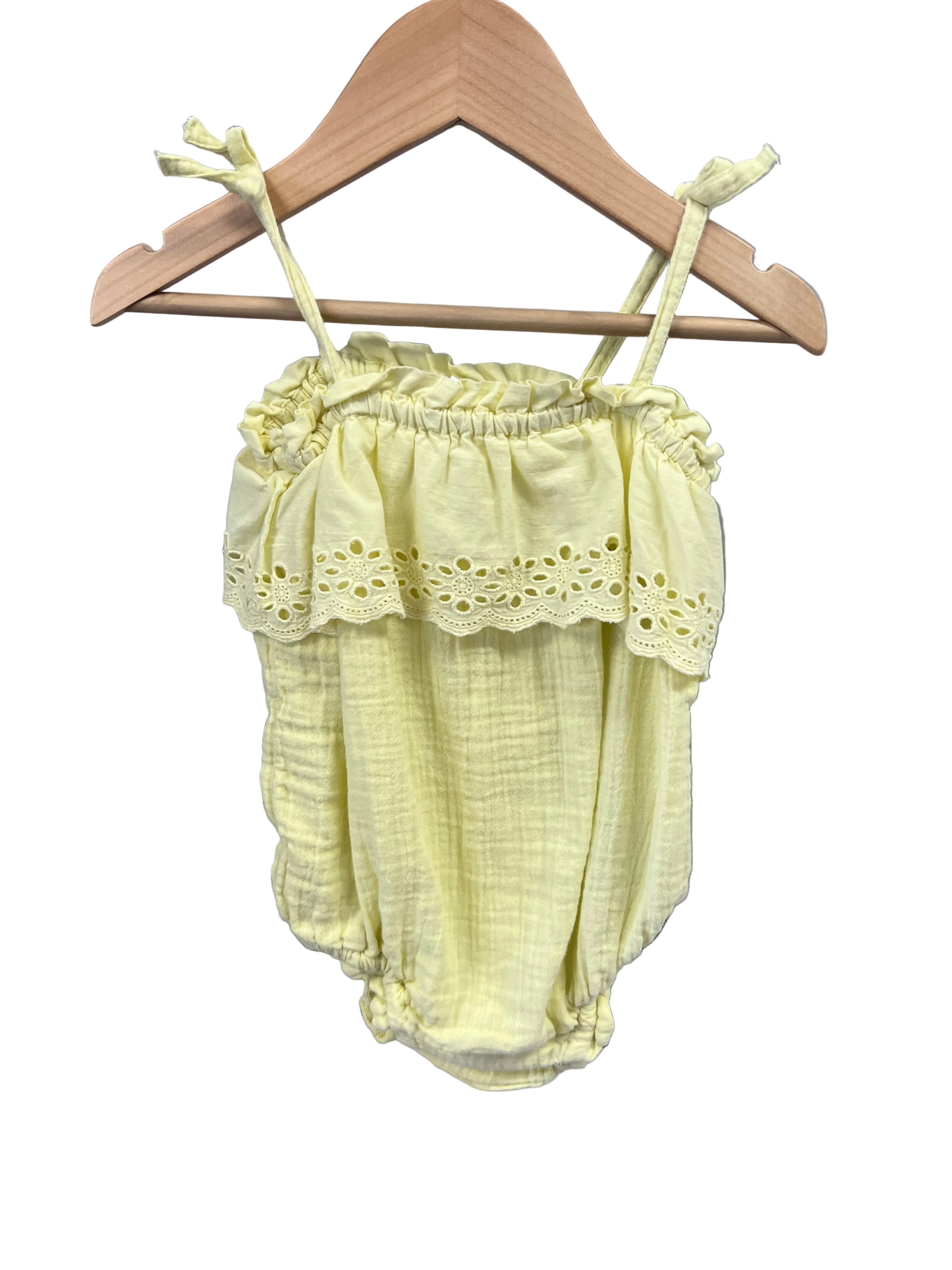Yellow Gap Onesie, 12-18m