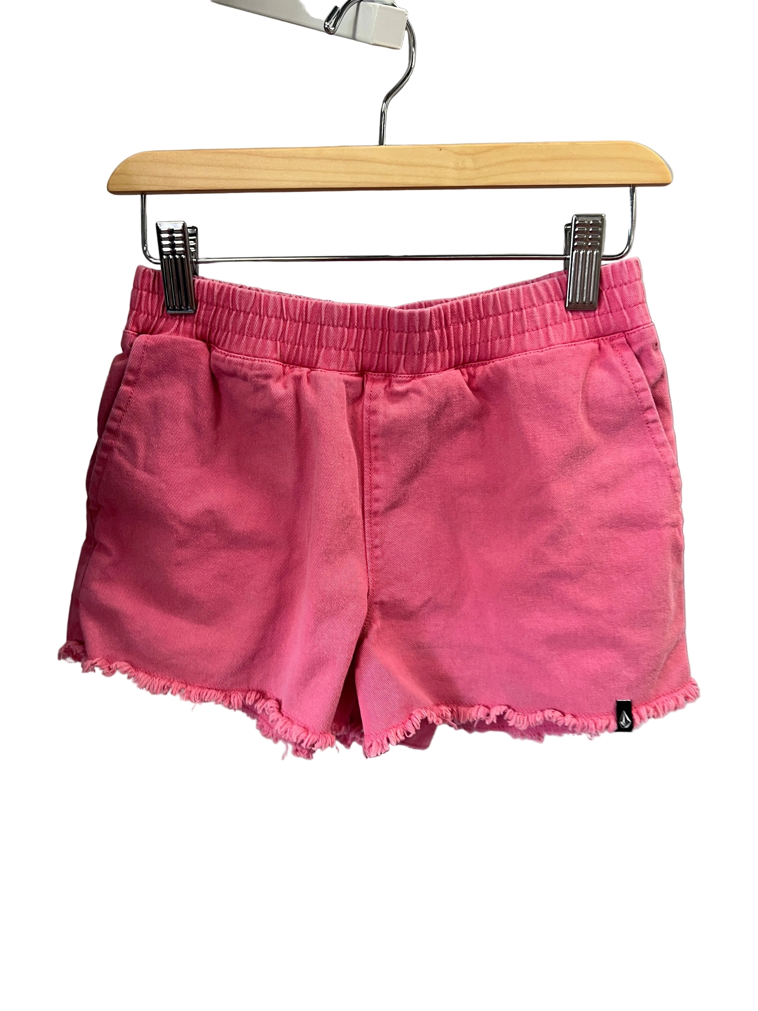 Pink Volcom Shorts, 8-10y