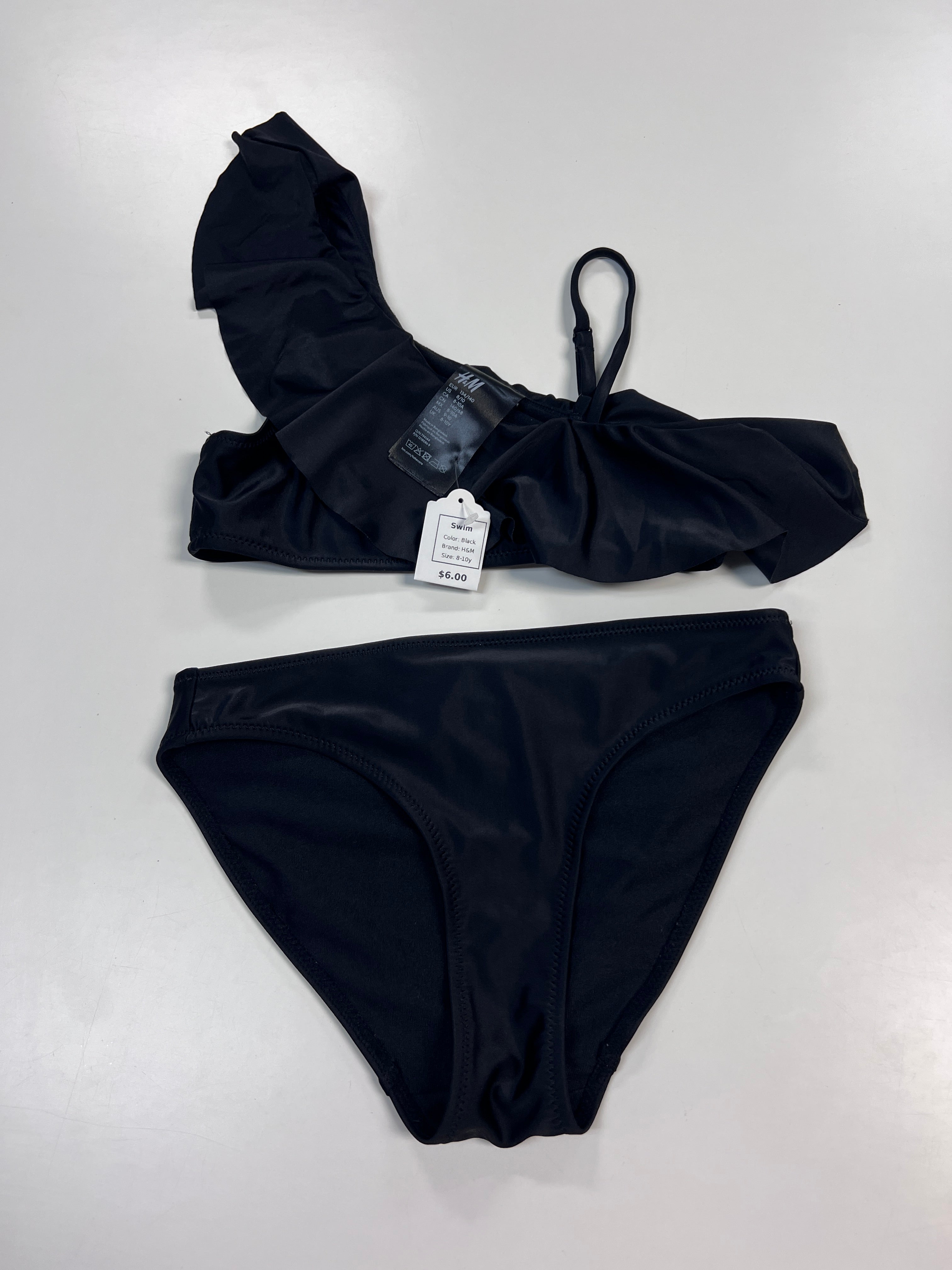 Black H&M Swim, 8-10y
