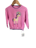 Pink Misc Knit Sweater, 12-18m