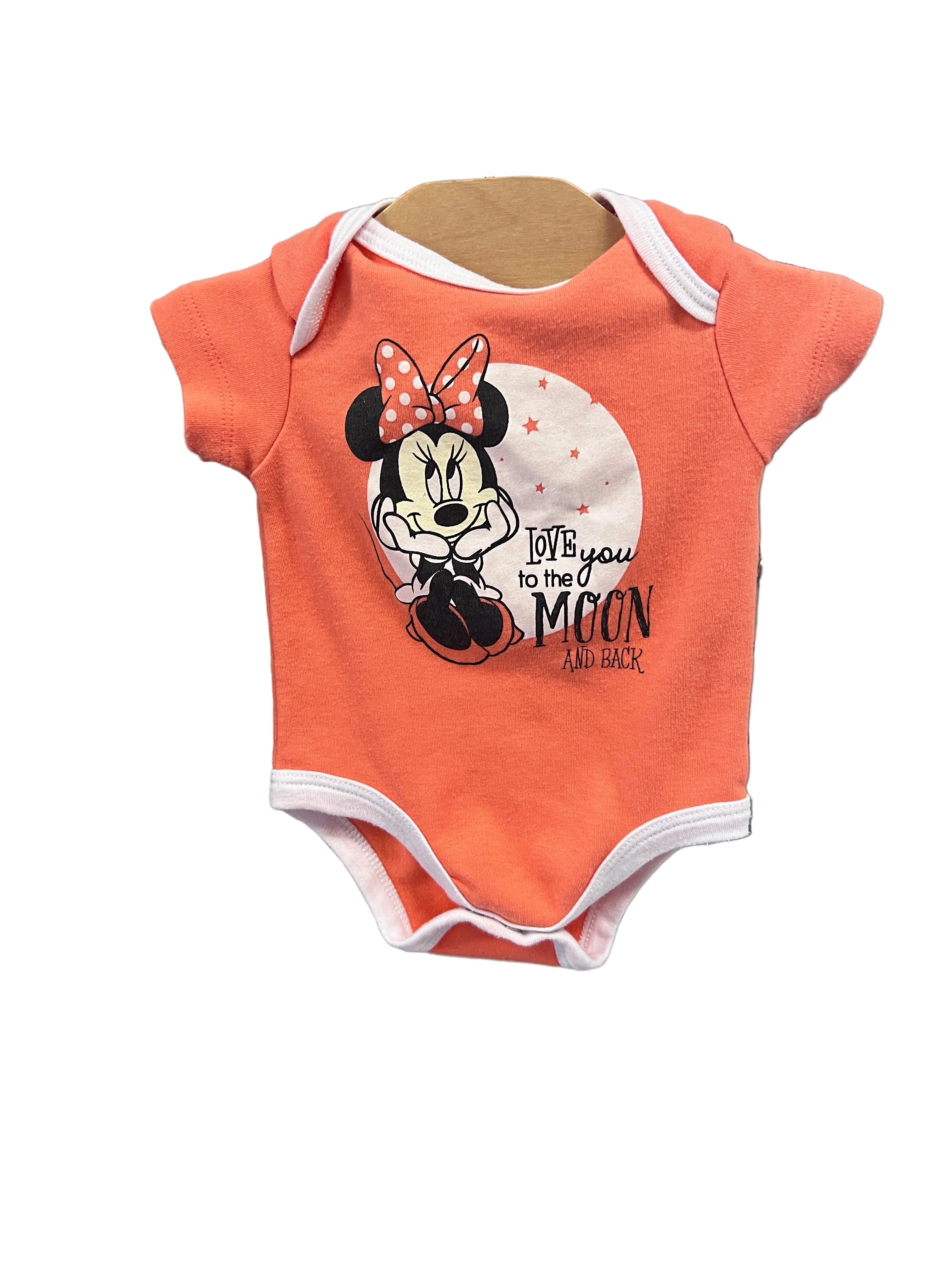 Orange Disney Baby Onesie, 0-3m