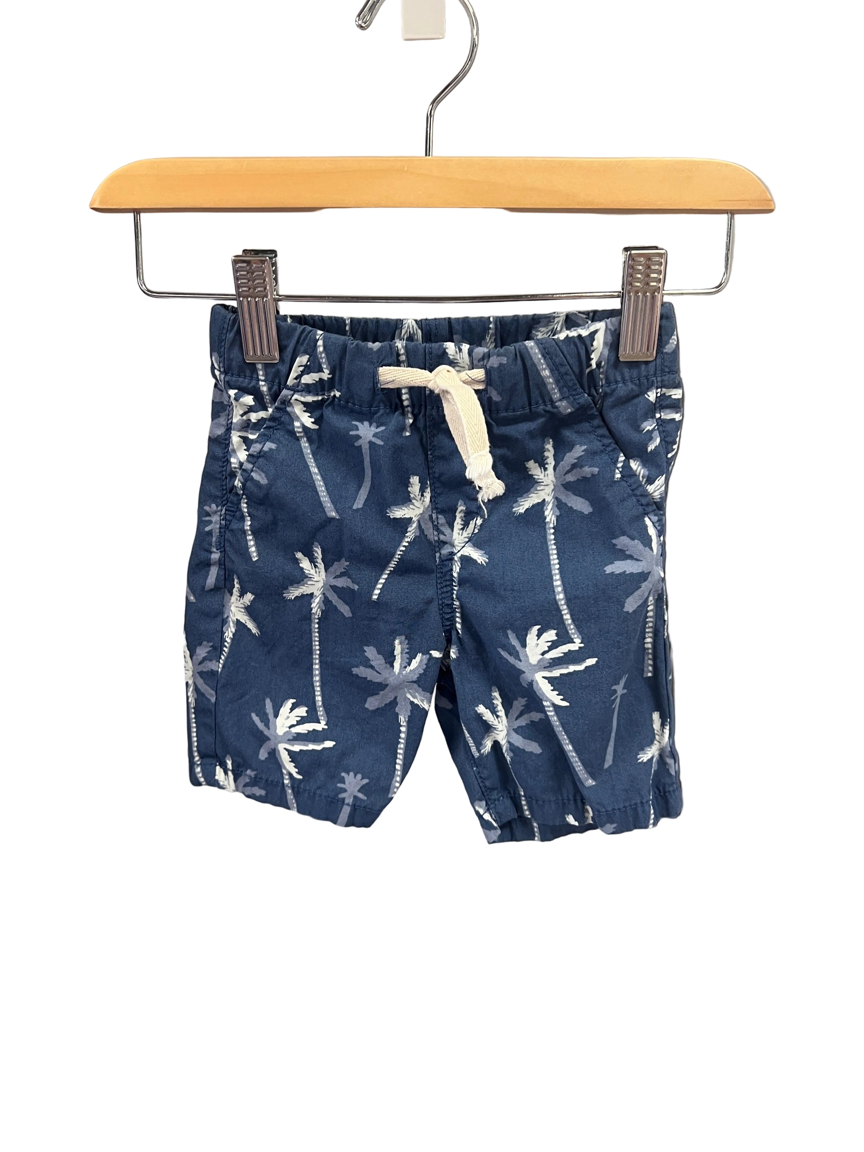 Blue H&M Shorts, 4-6m