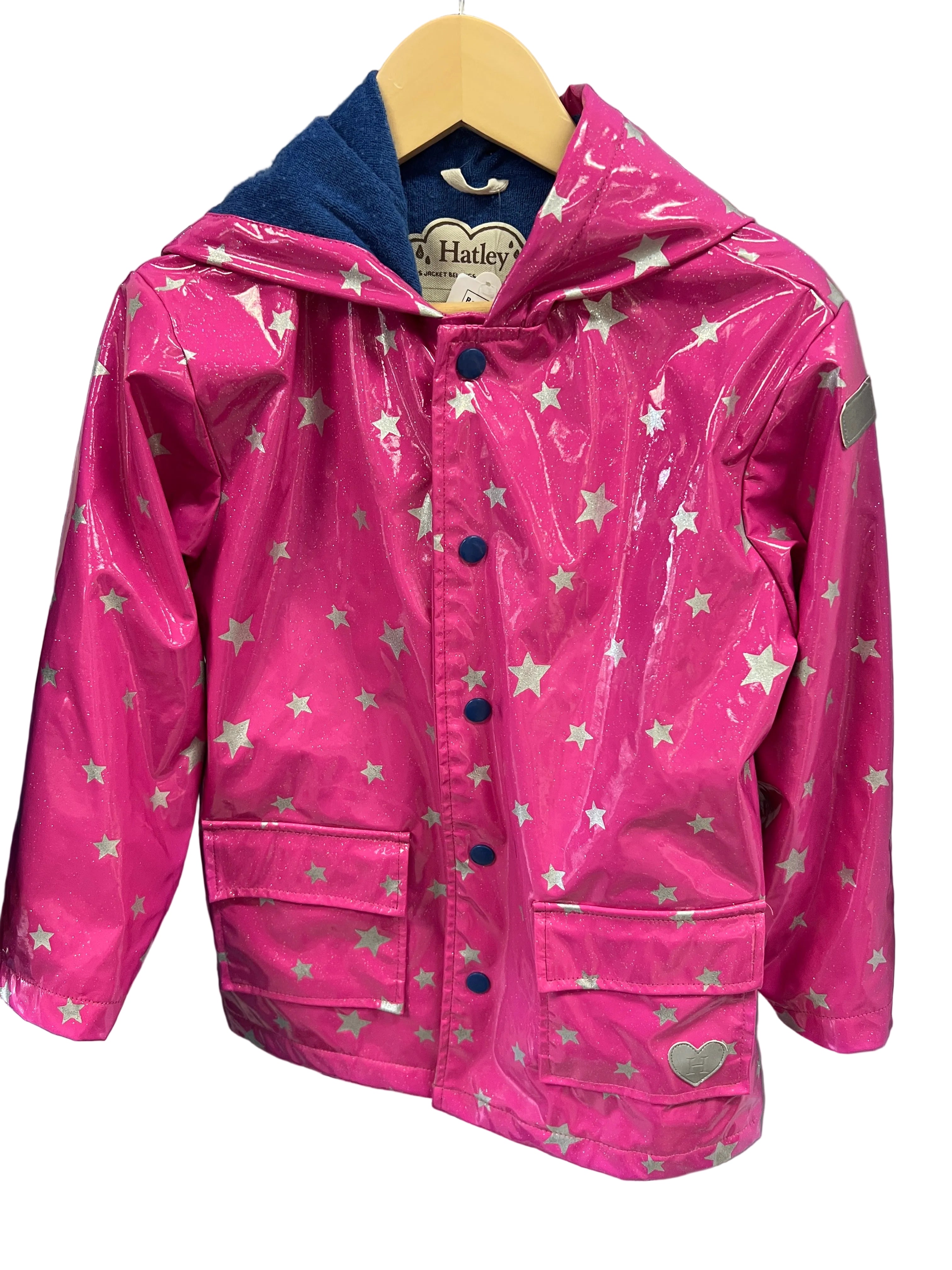pink hatley Rain Wear, 6y