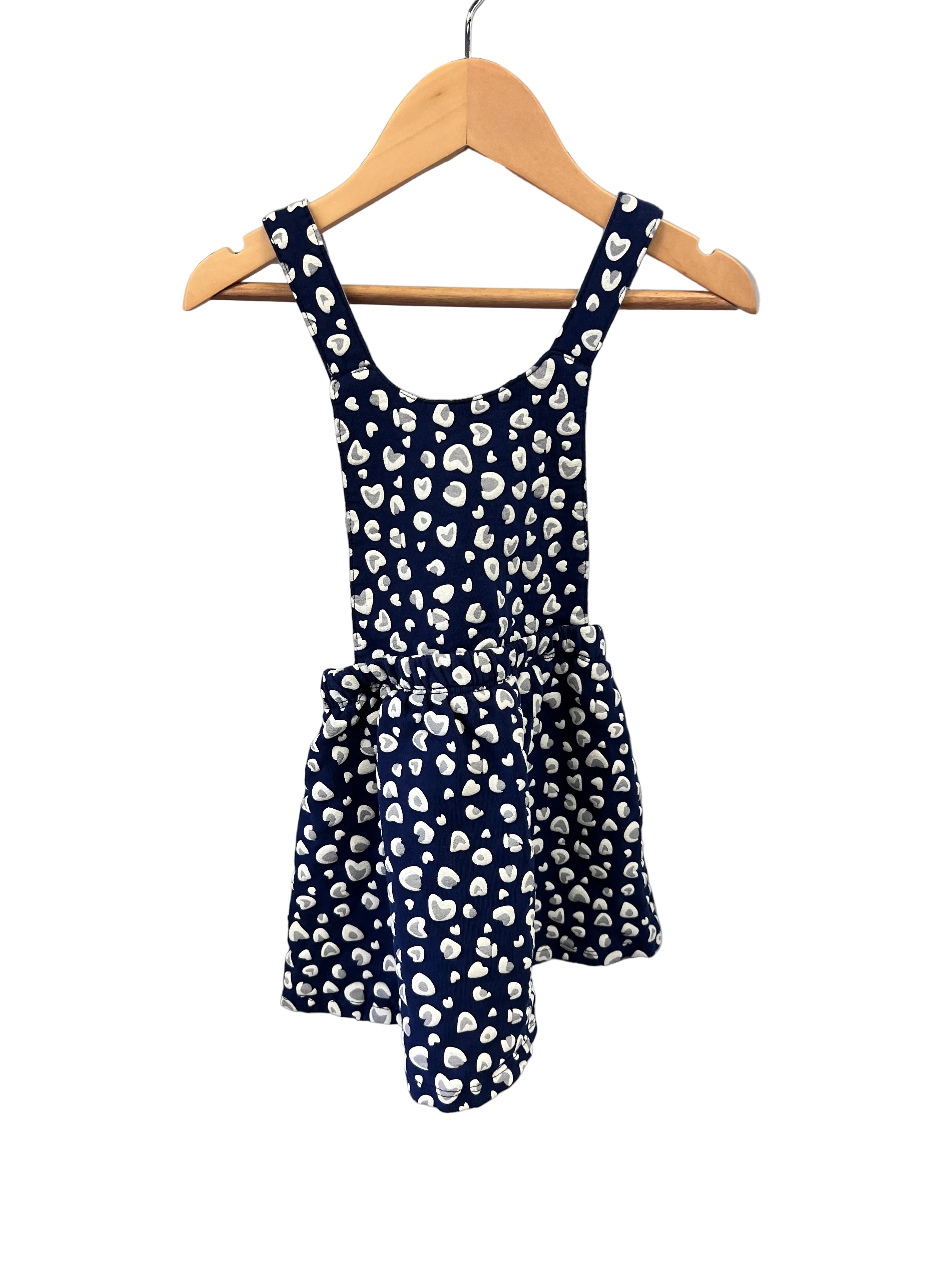 Navy Misc Pinafore, 2y