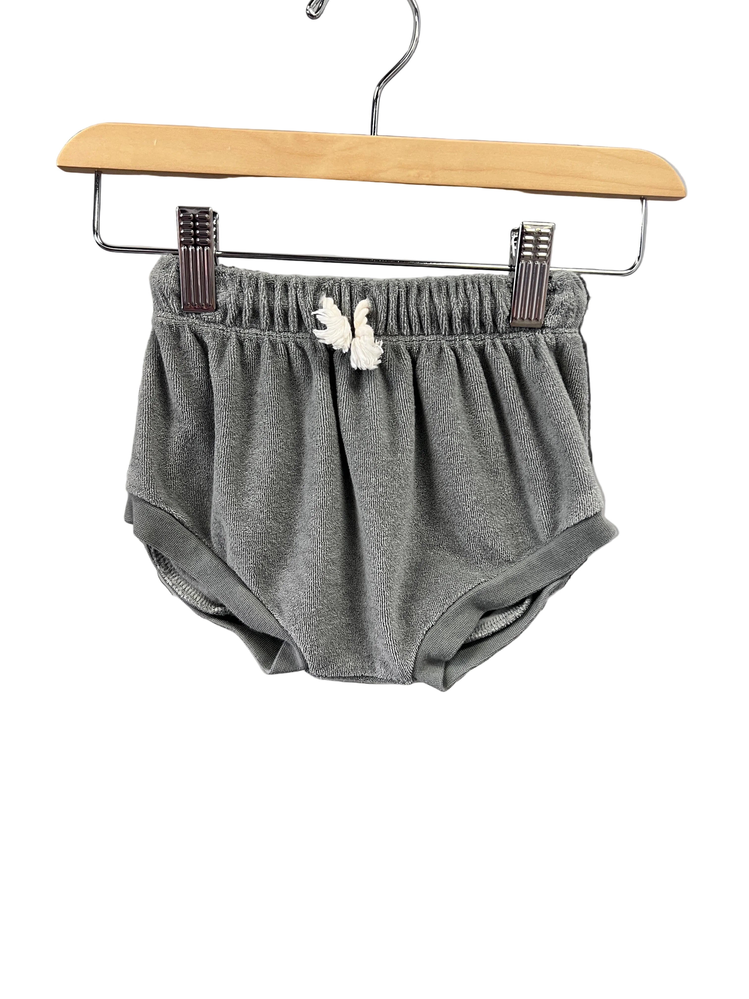 Grey Quincy Mae Shorts, 12-18m