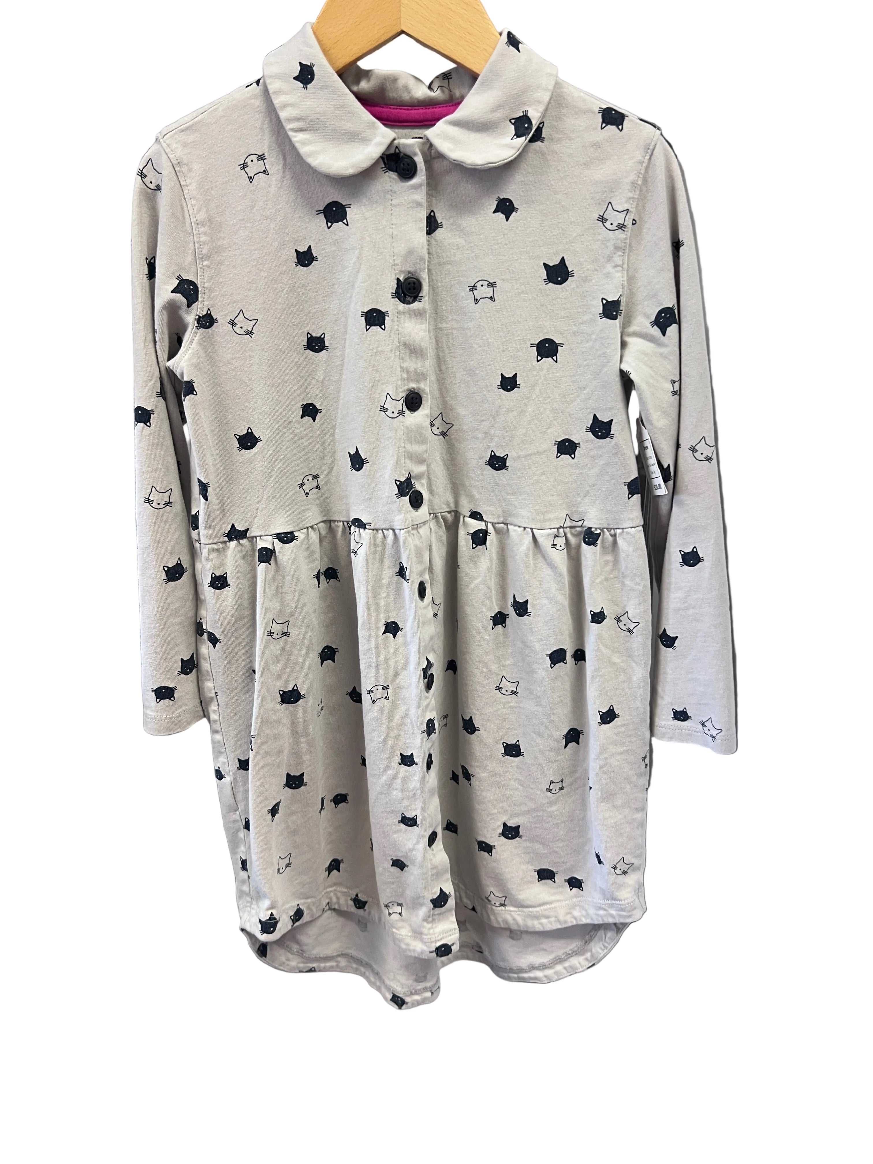 Grey Tea Collection Dress, 6y