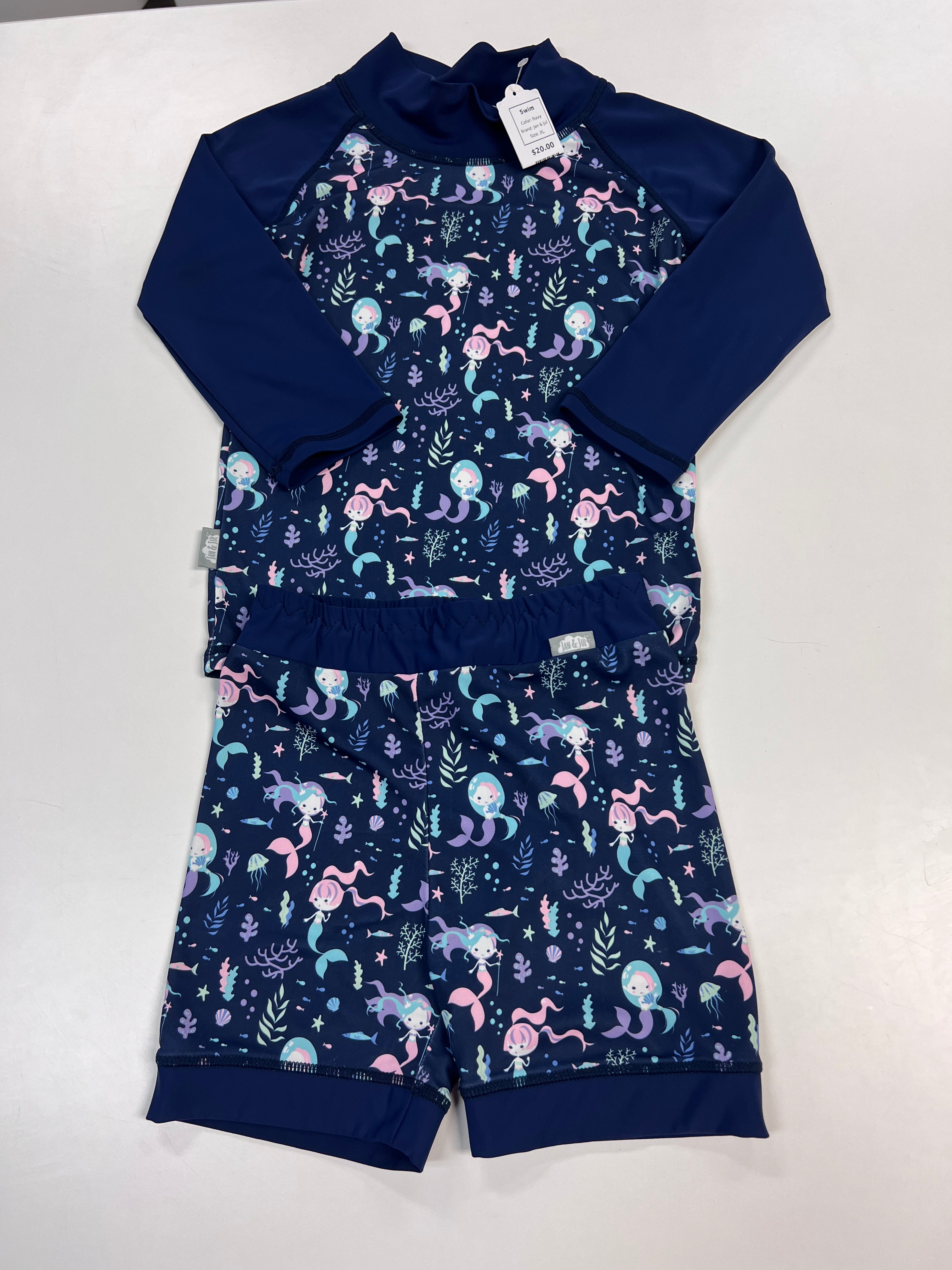 Navy Jan & Jul Swim, XL
