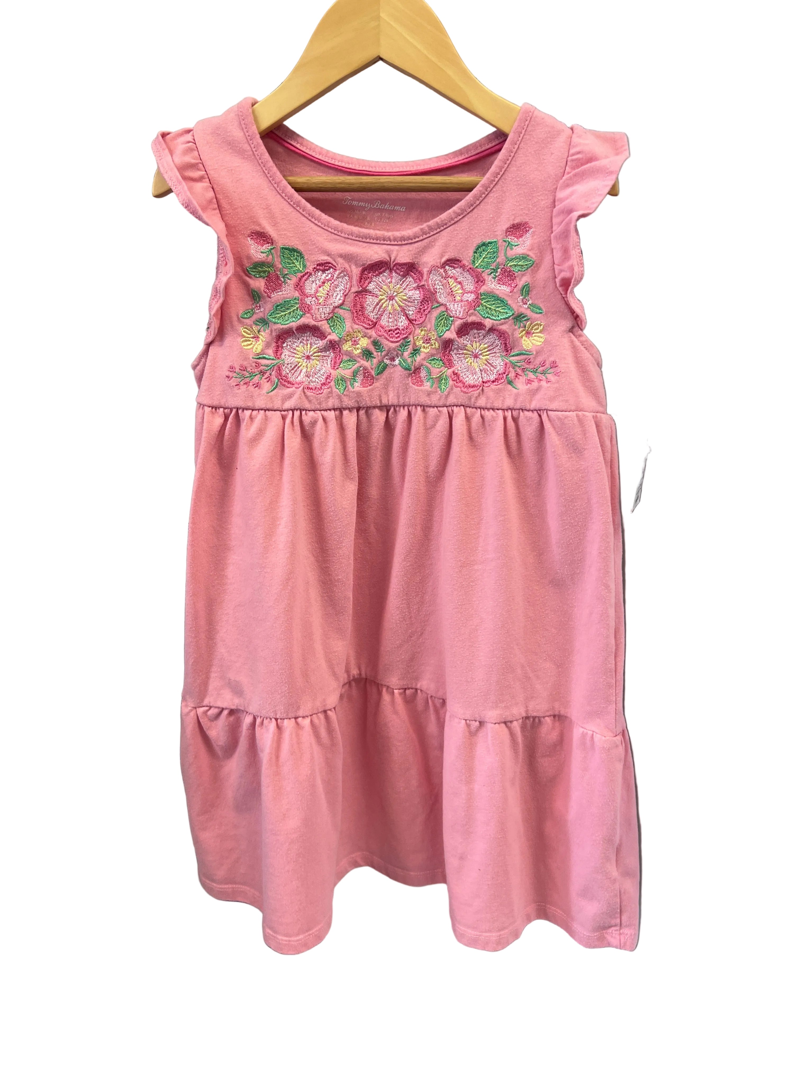 Coral Tommy Bahama Dress, 7-8y