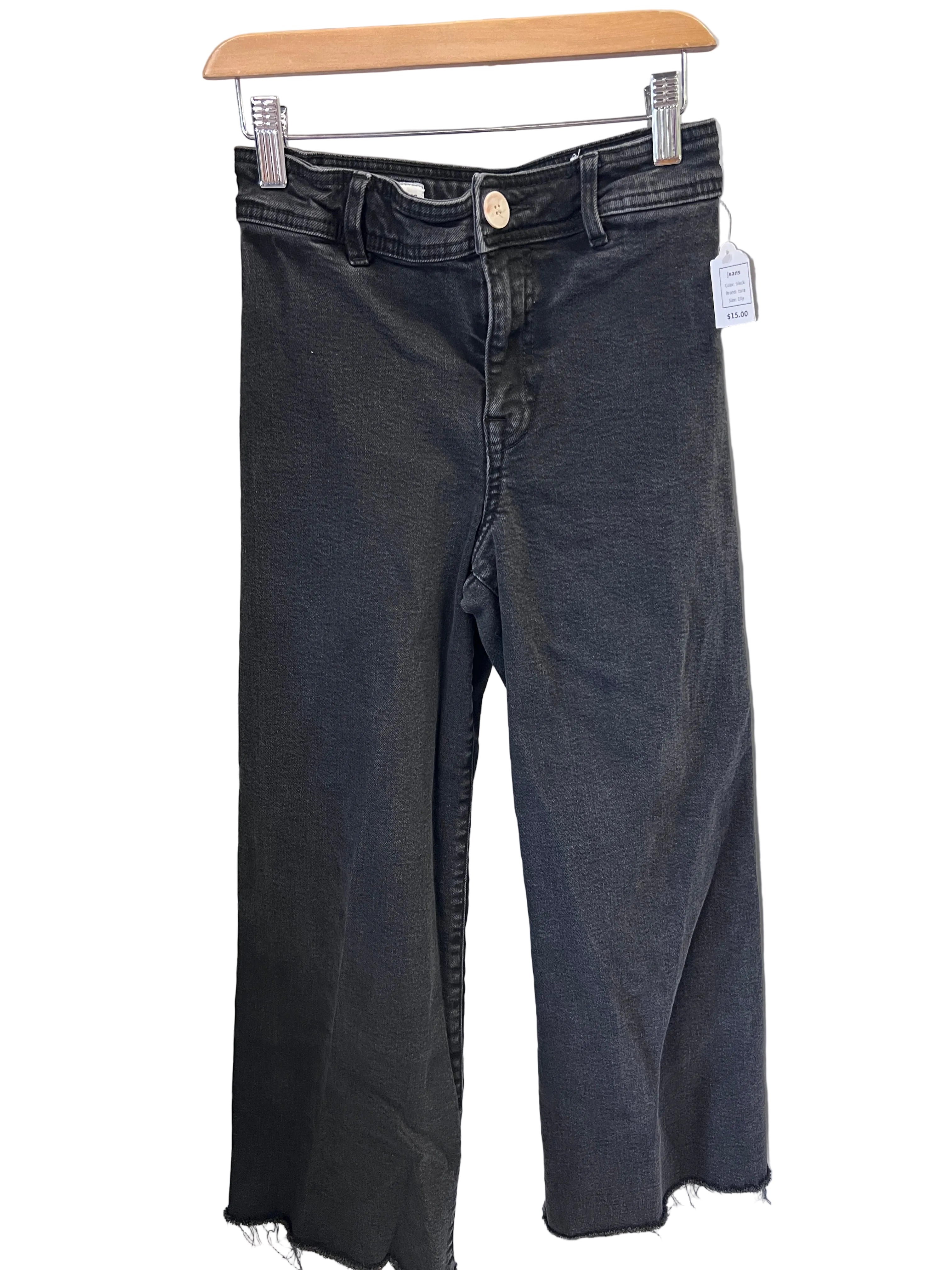 black zara jeans, 10y