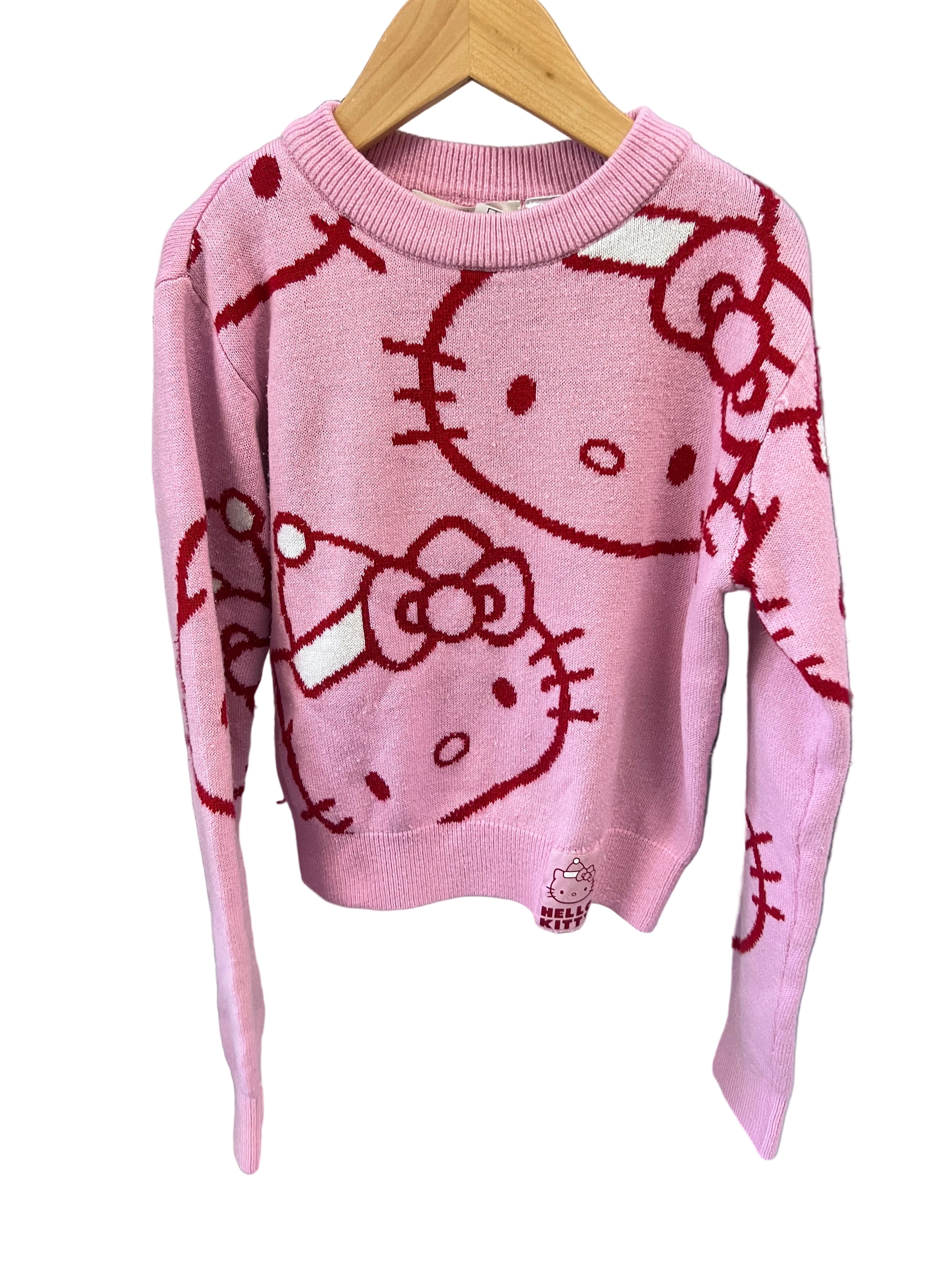 Pink H&M Knit Sweater, 8-10y