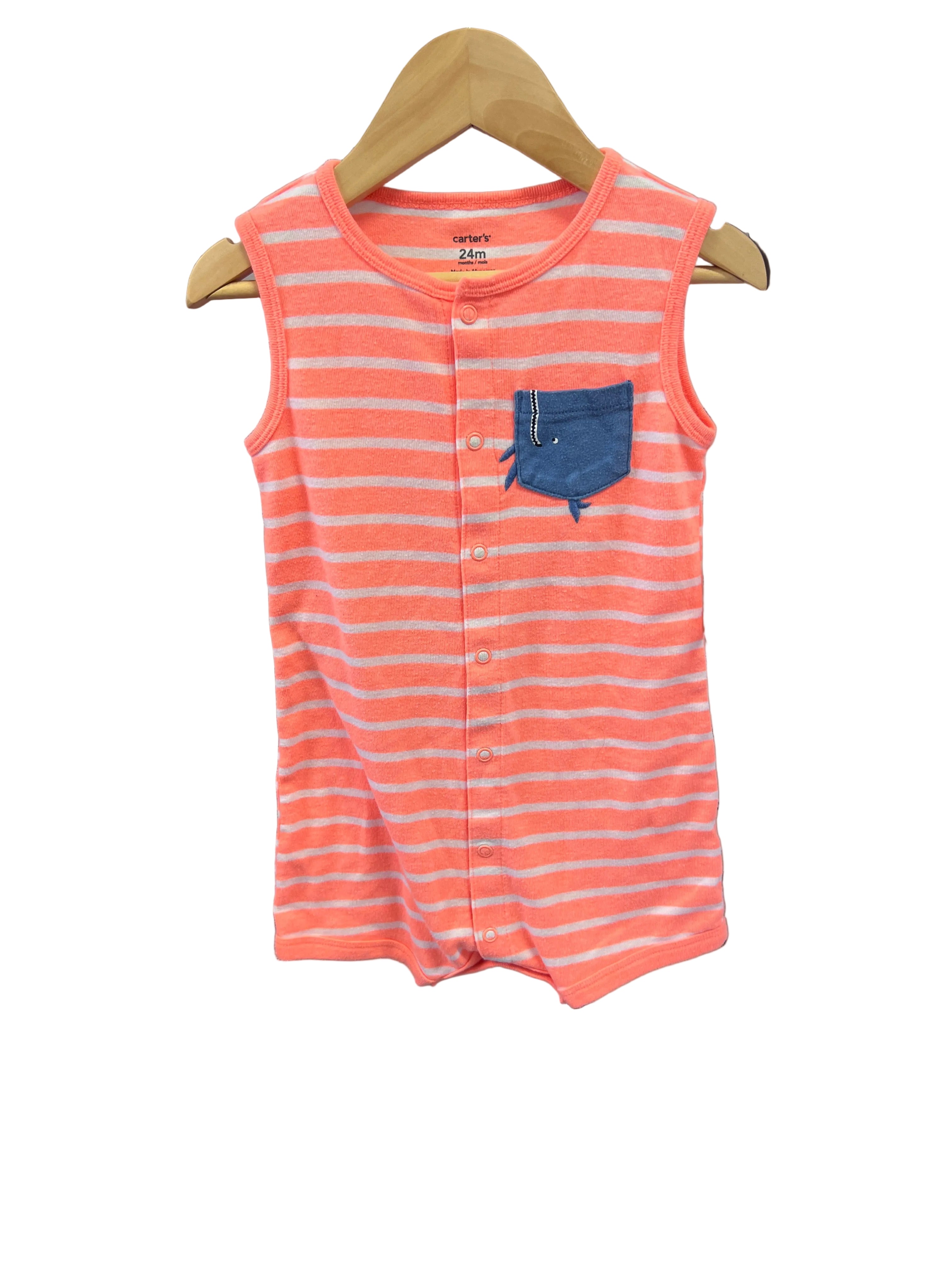 Stripe Carters Romper, 24m