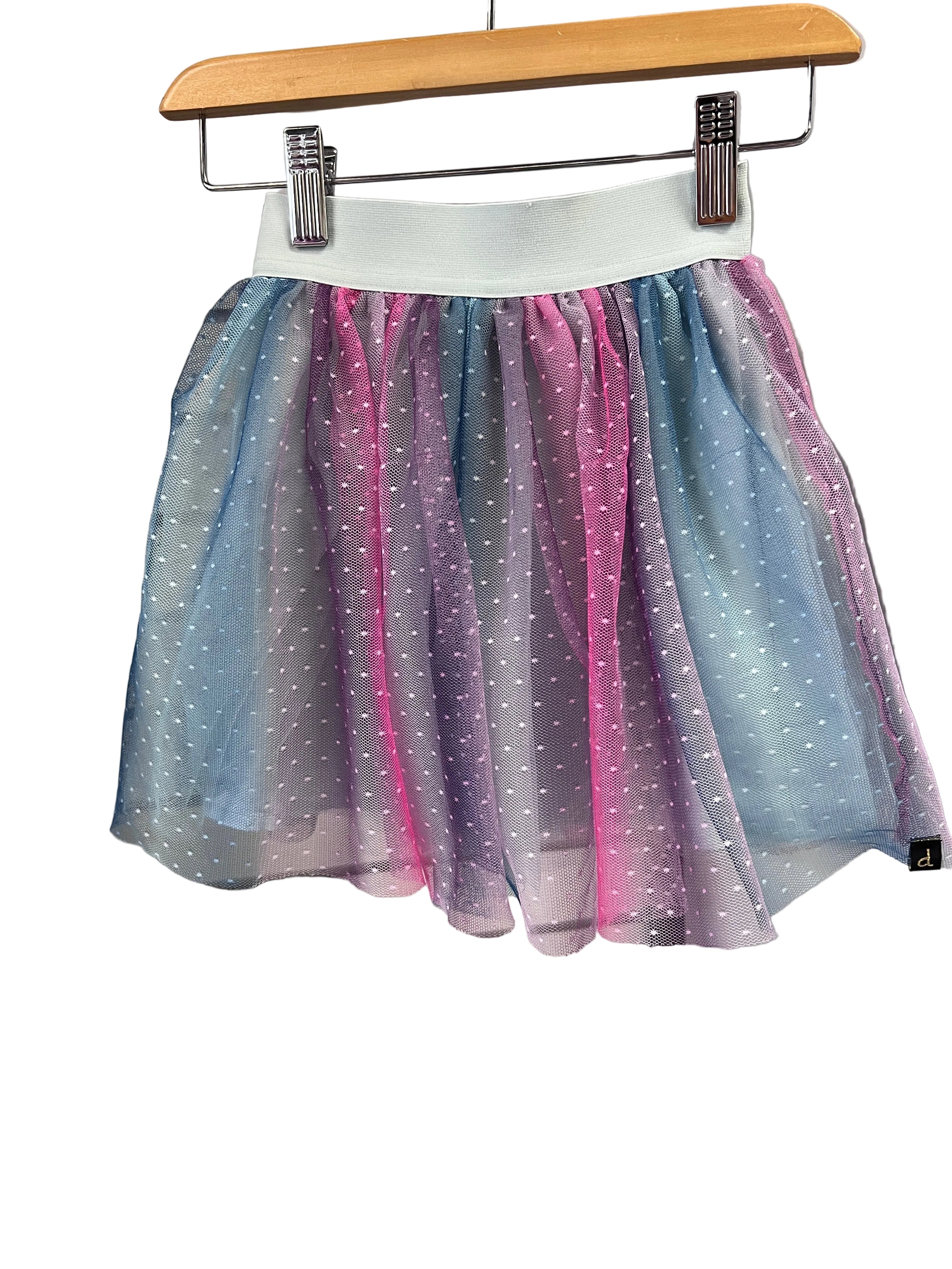 Multi-Color Deux Par Deux Skirt, 4y