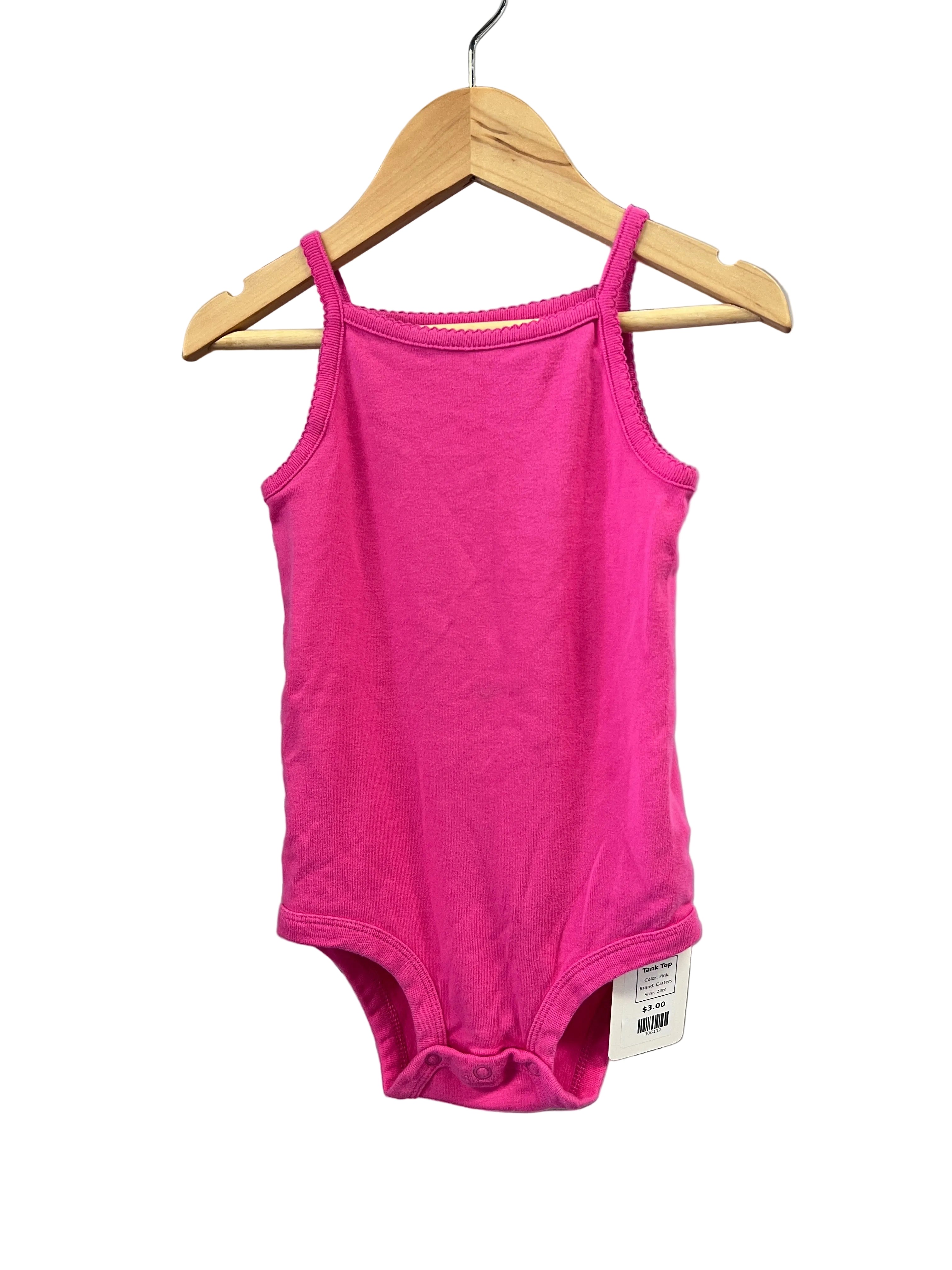 Pink Carters Tank Top, 24m