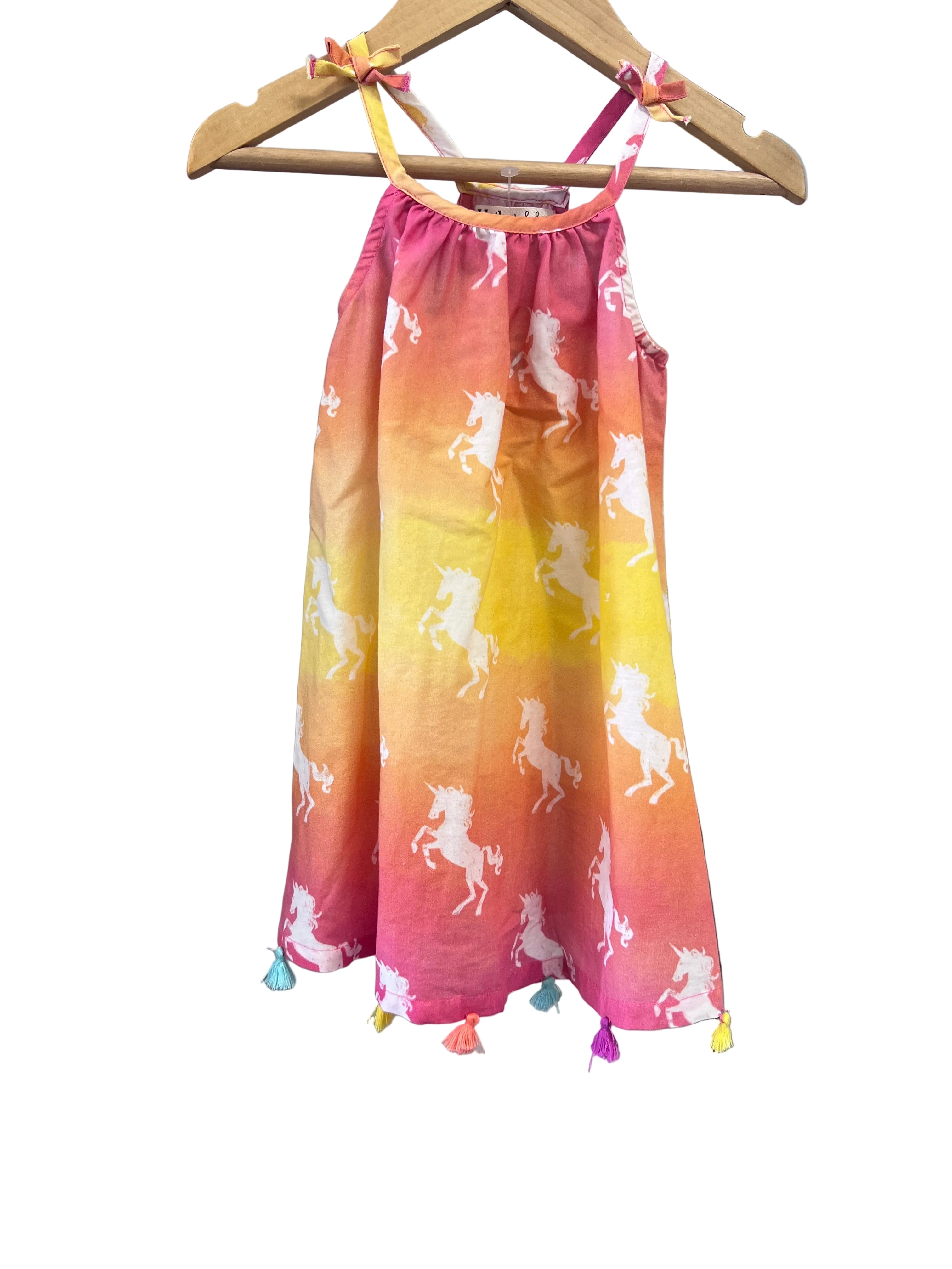 Orange Hatley Dress, 12-18m