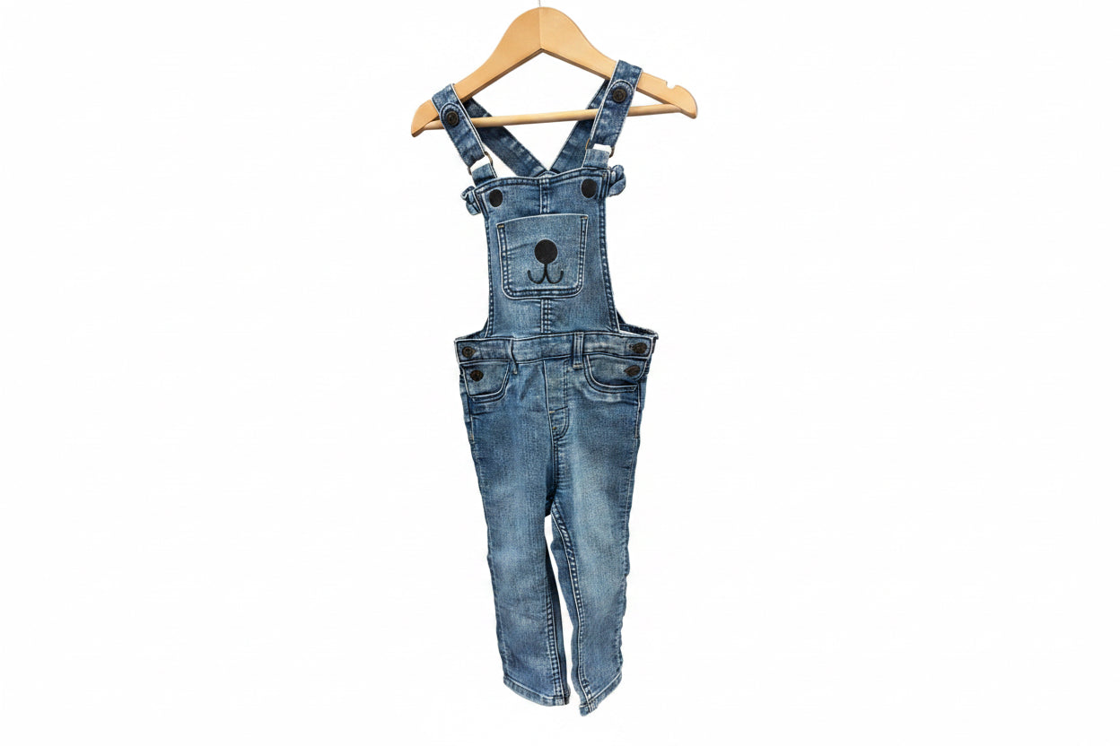 Denim H&M Overalls, 12-18m