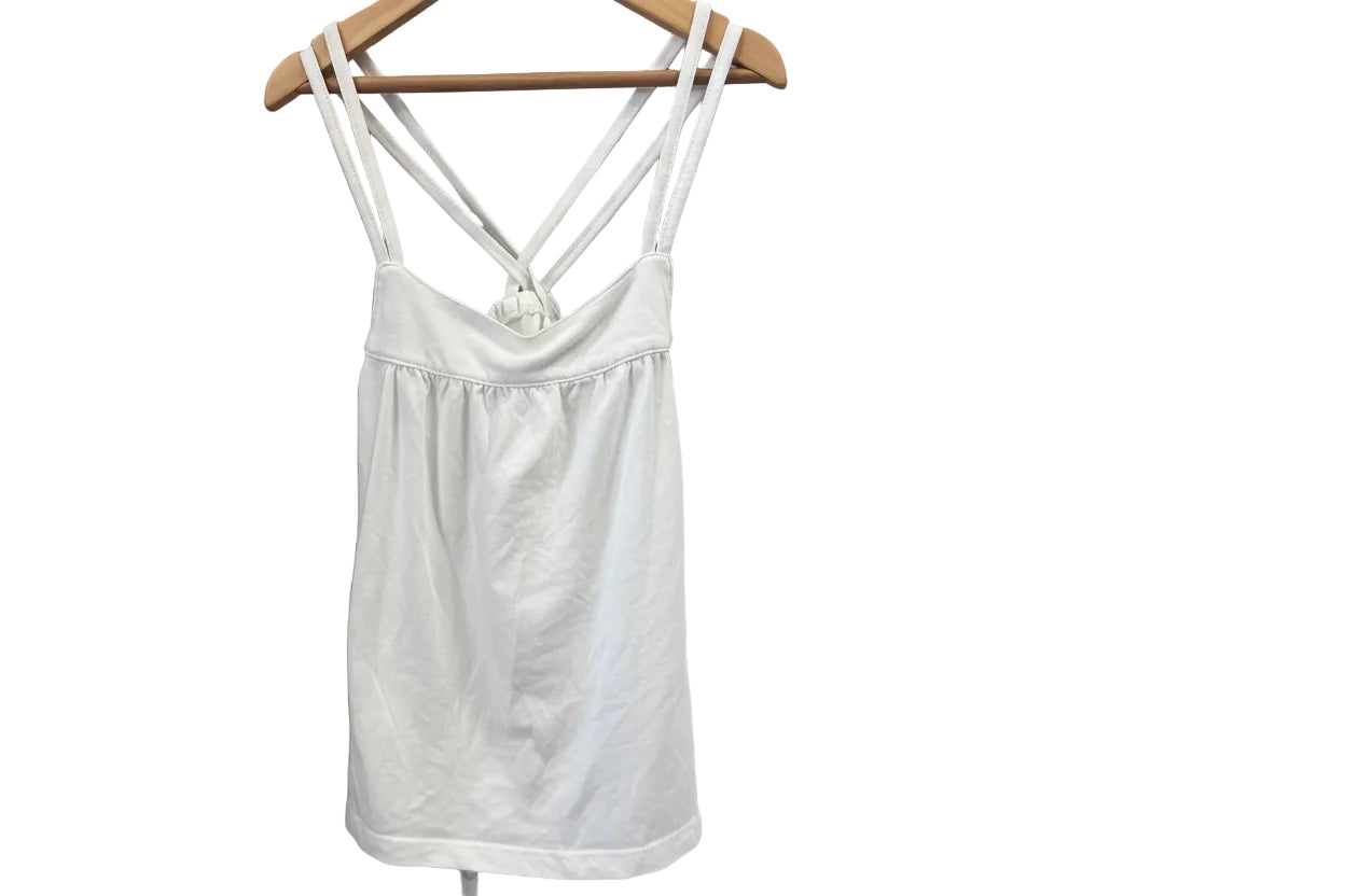 White Carters Tank Top, 7y