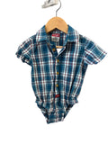 Plaid Wrangler Shirt, 6m