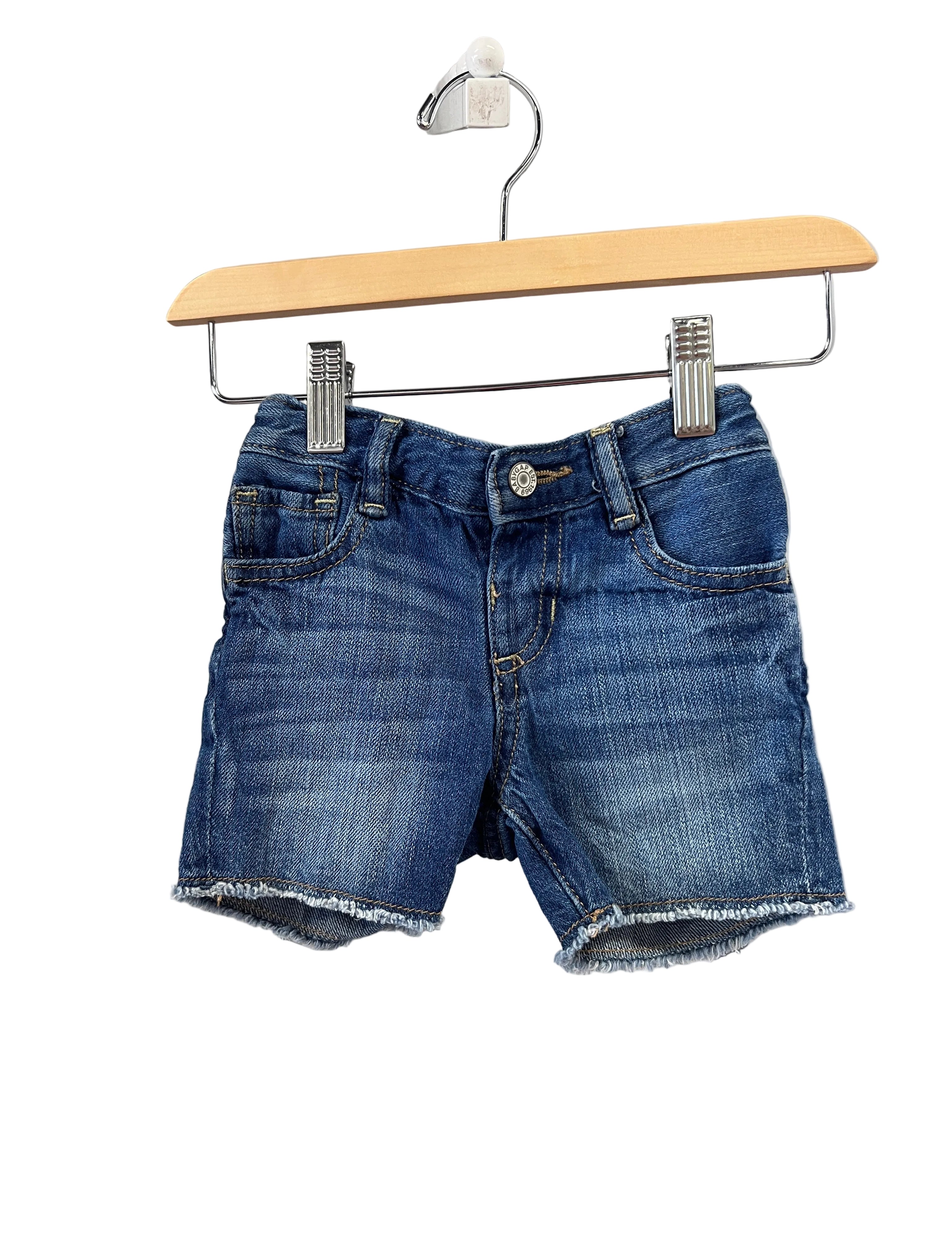 Denim Gap Shorts, 6-12m