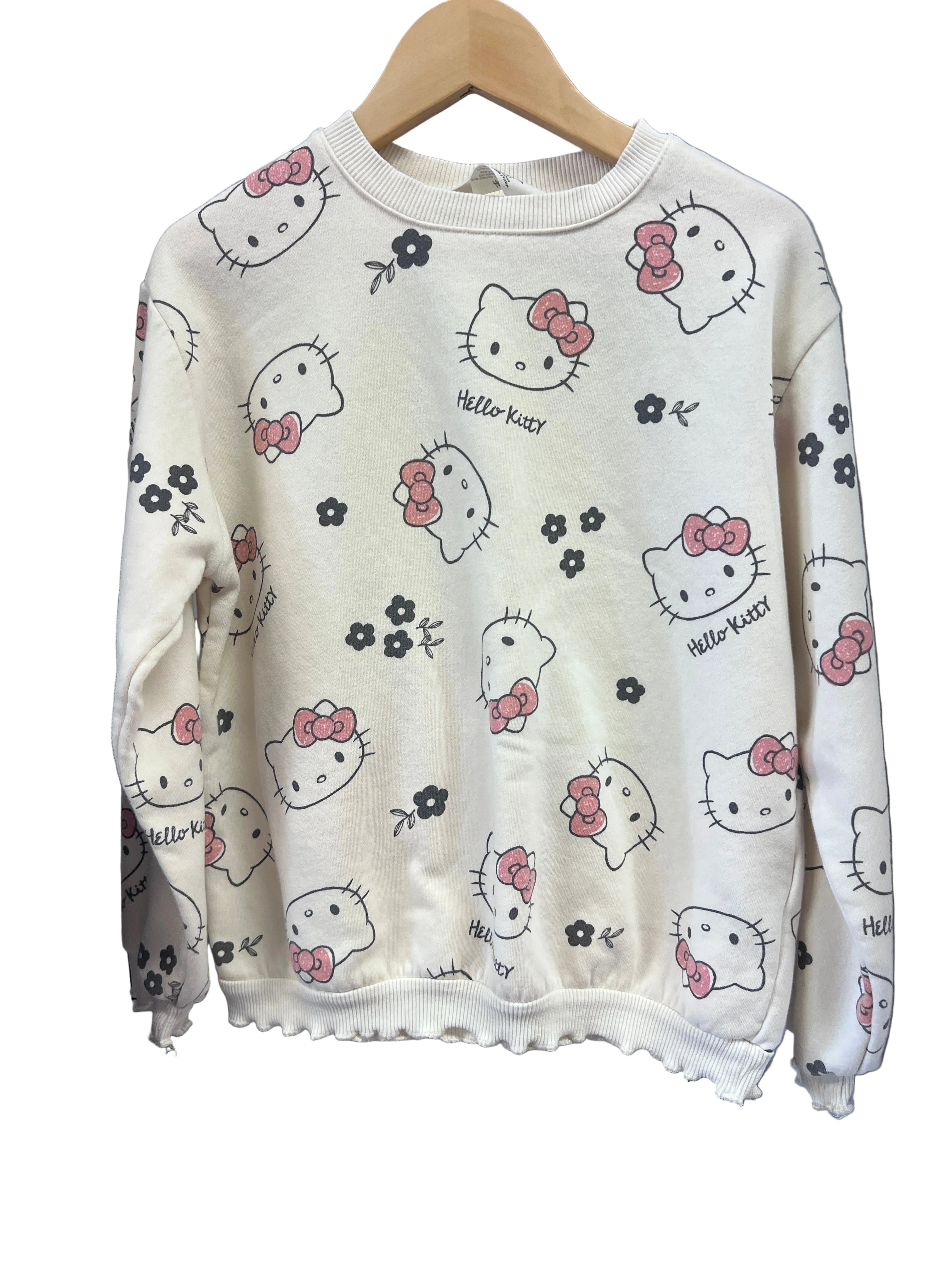 Cream H&M Sweatshirt, 8-10y