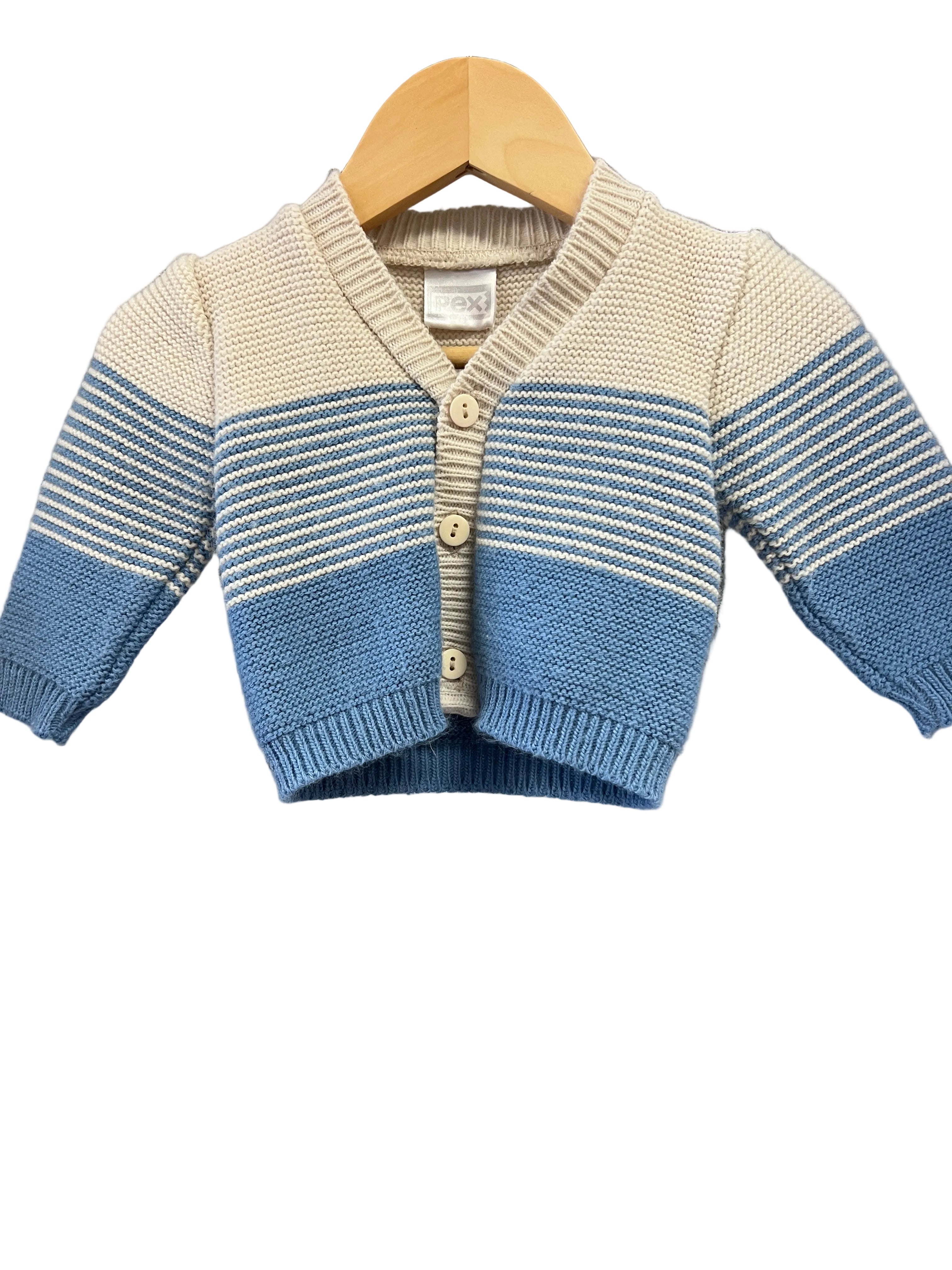 Stripe Misc Knit Sweater, Newborn