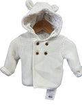 Ivory M+S Knit Sweater, 0-3m