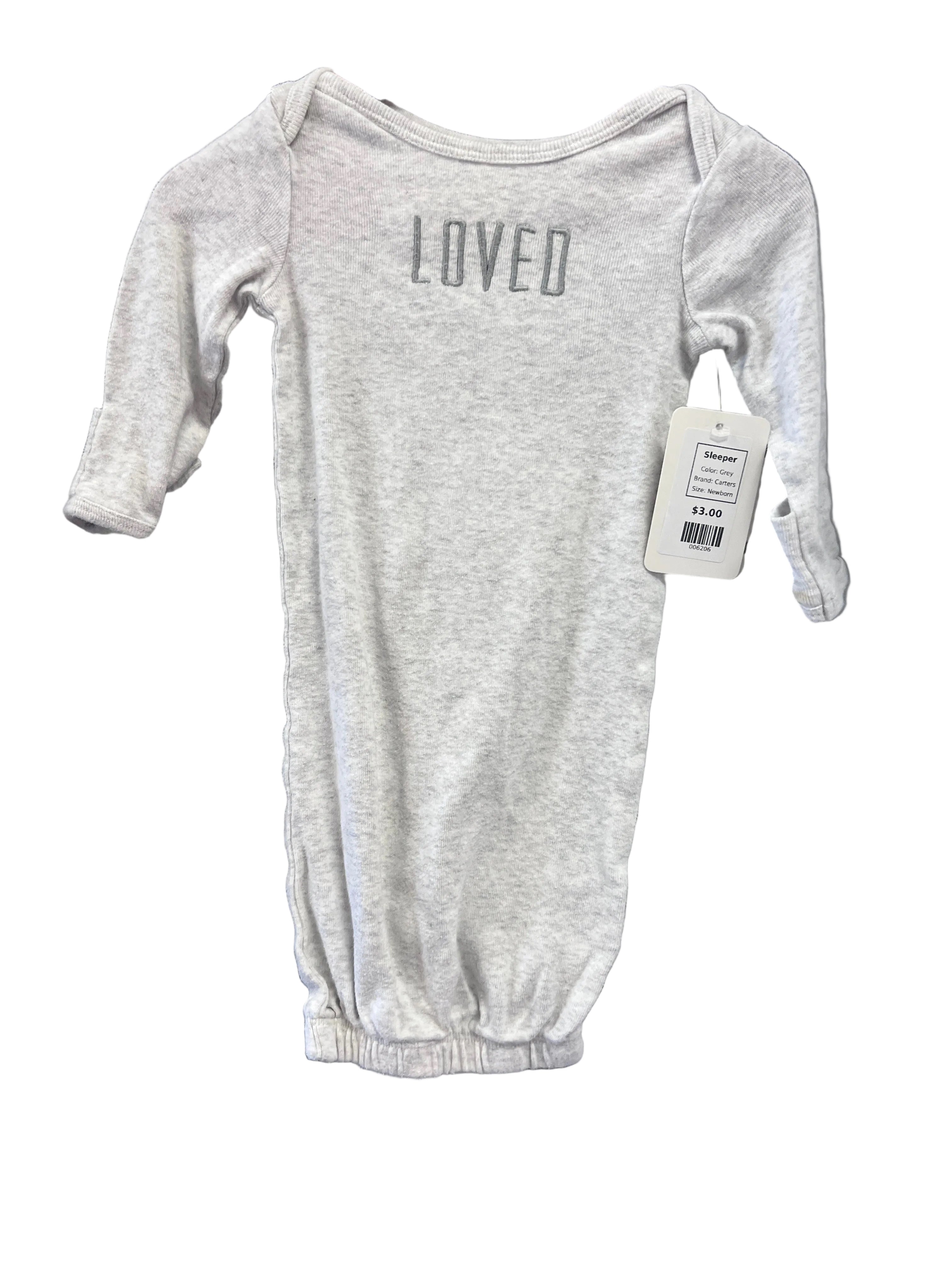 Grey Carters Sleeper, Newborn