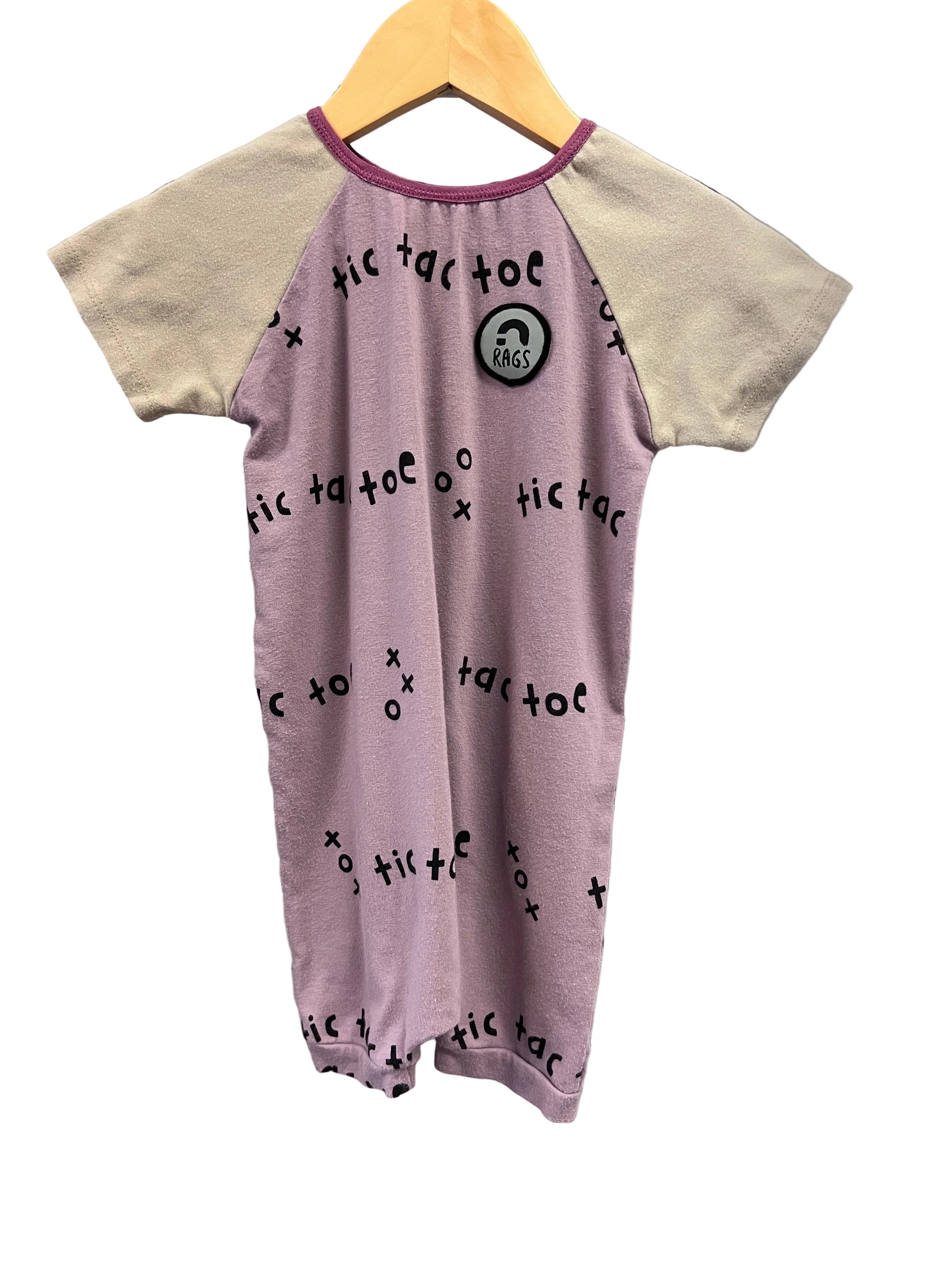 purple Rags Romper, 2t