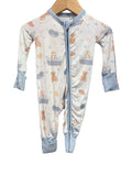 white In My Jammers Sleeper, newborn
