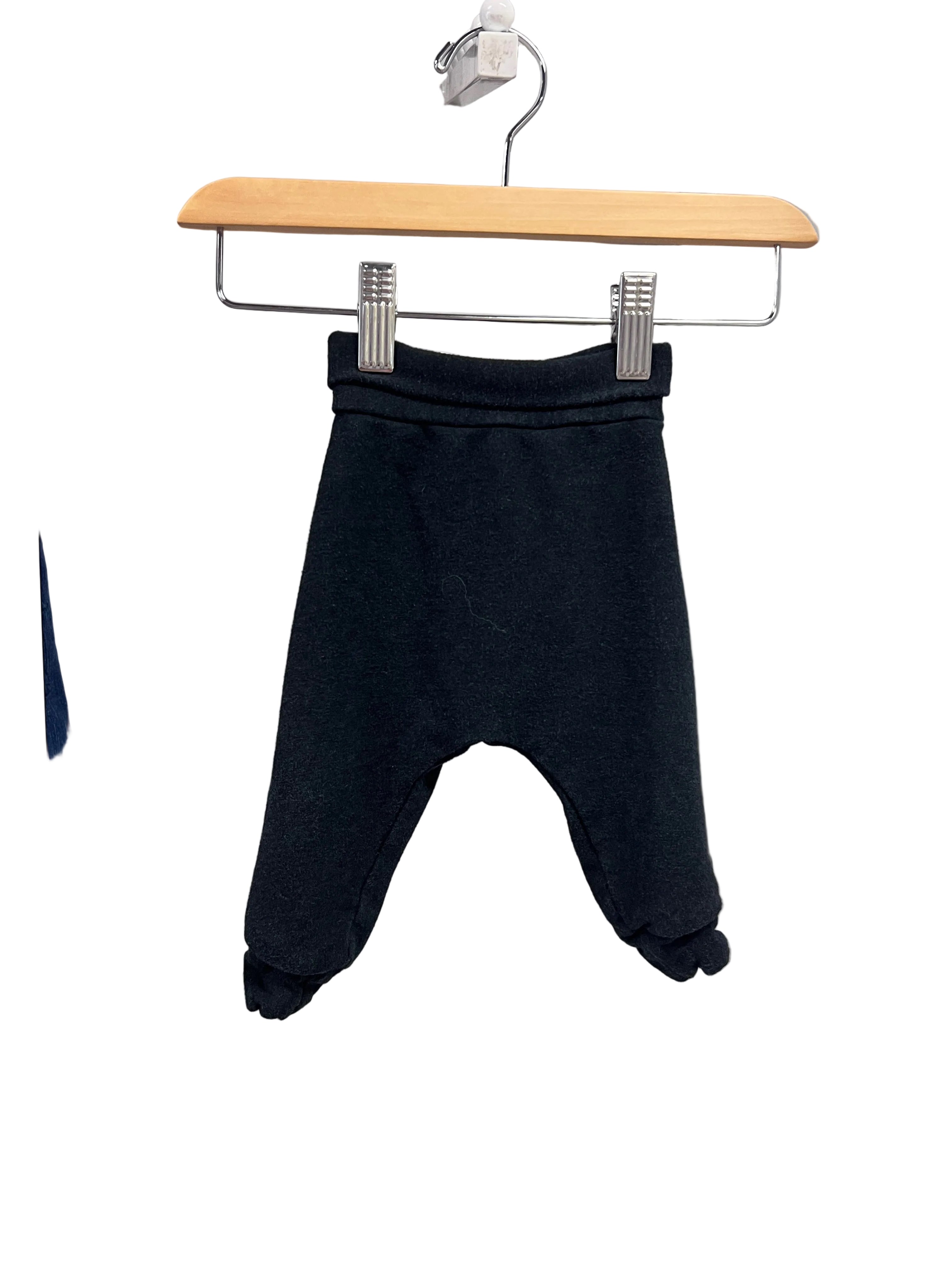 black Von Bon pants, 3-6m