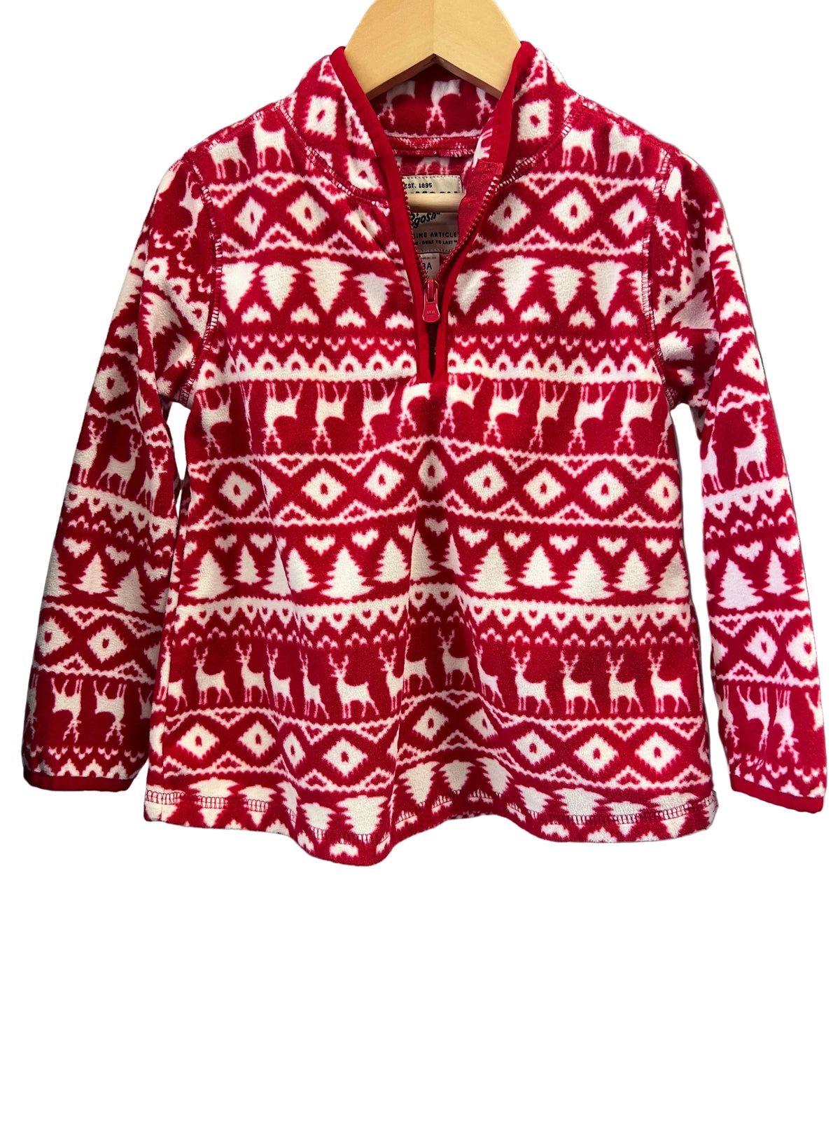 Red Oshkosh Fleece, 3T