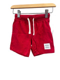 red Old Navy shorts, 2t