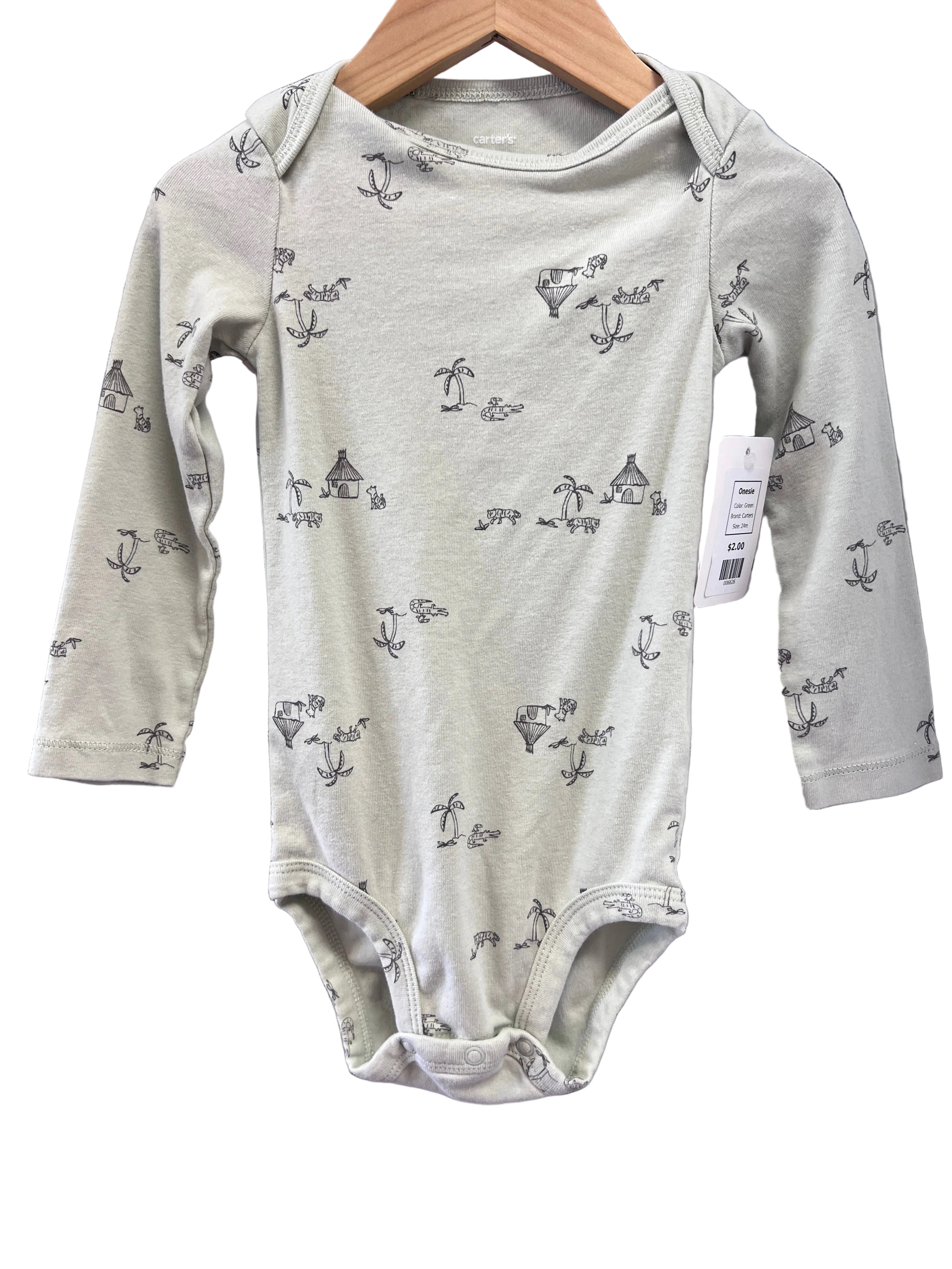 Green Carters Onesie, 24m
