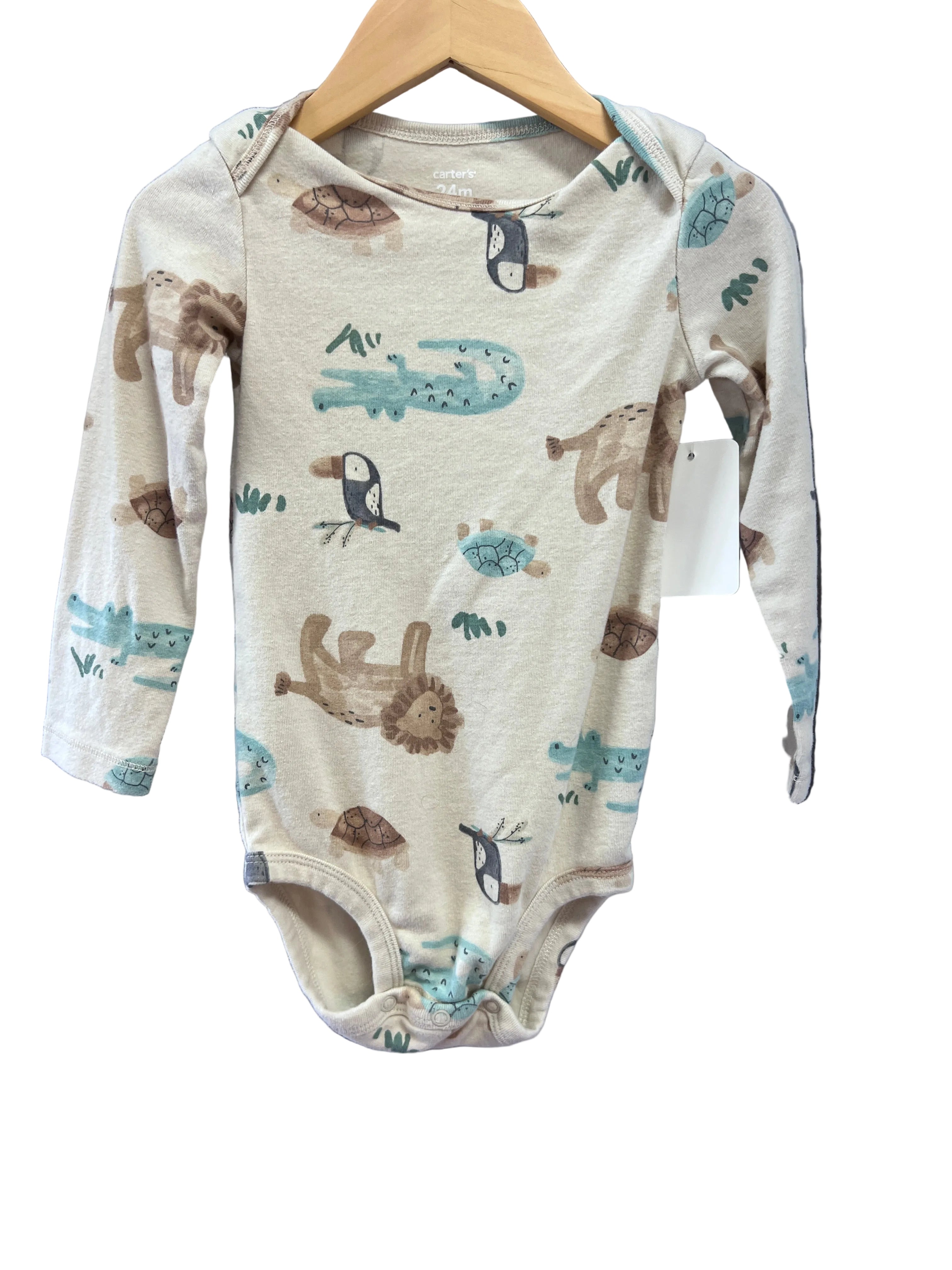 Brown Carters Onesie, 24m