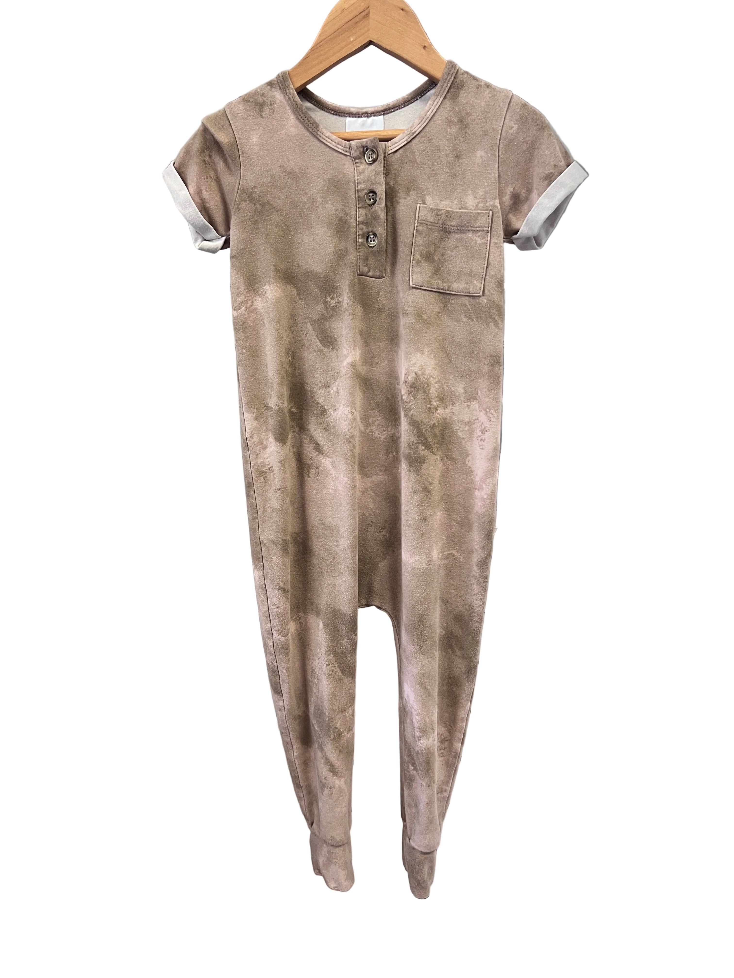 Brown Jax & Lennon Romper, 18-24m