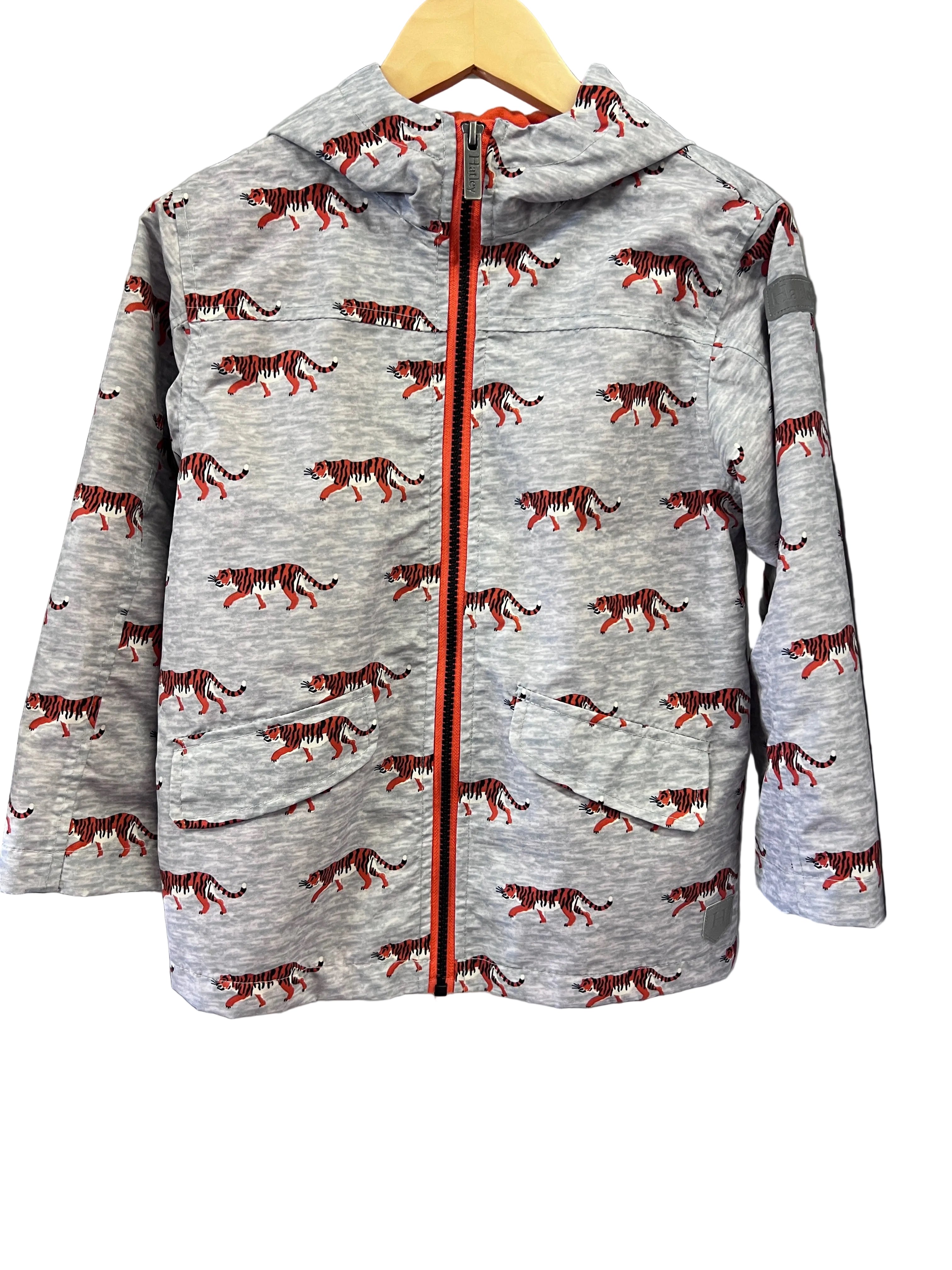 grey hatley Rain Wear, 6y