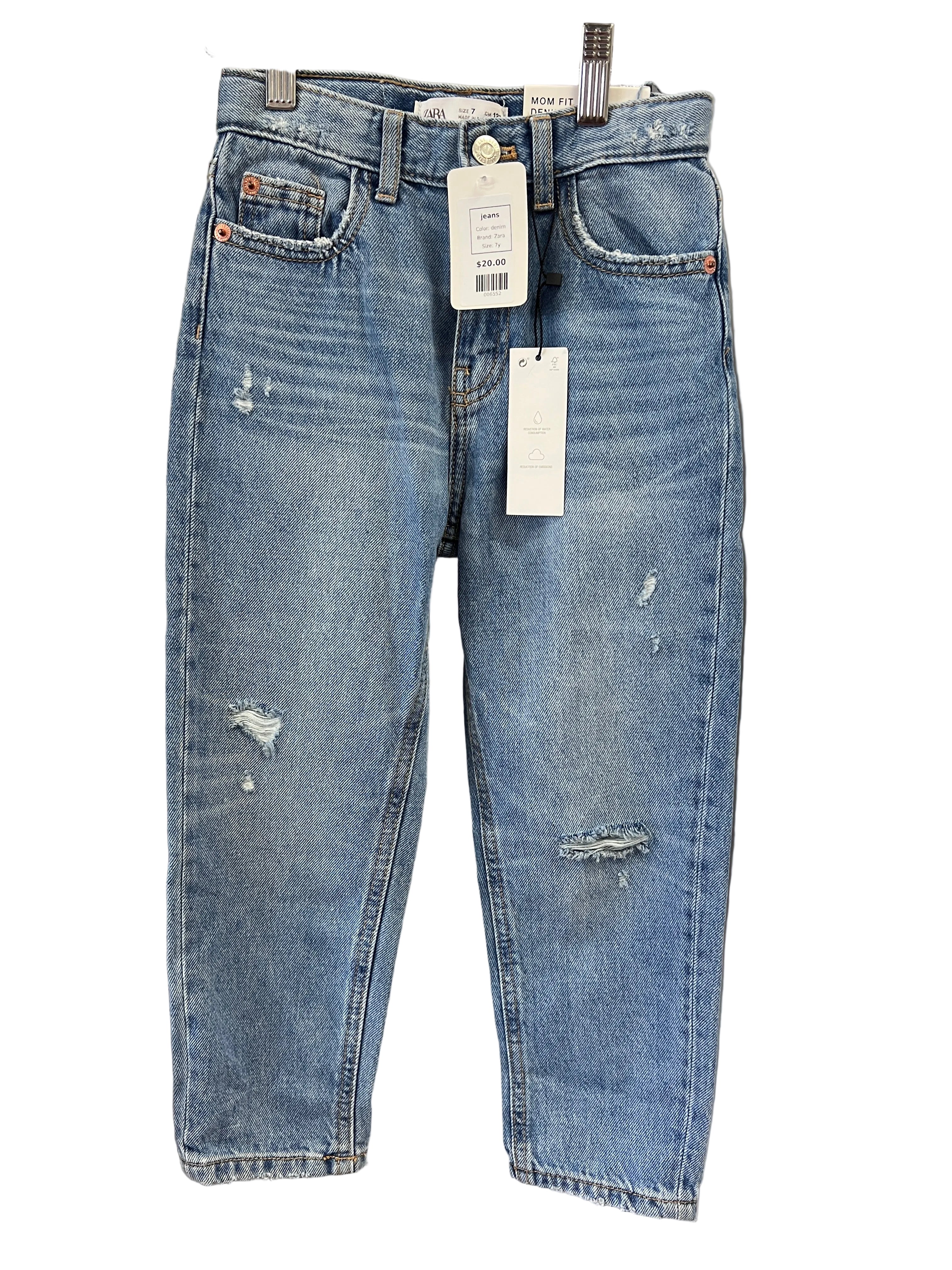 denim Zara jeans, 7y