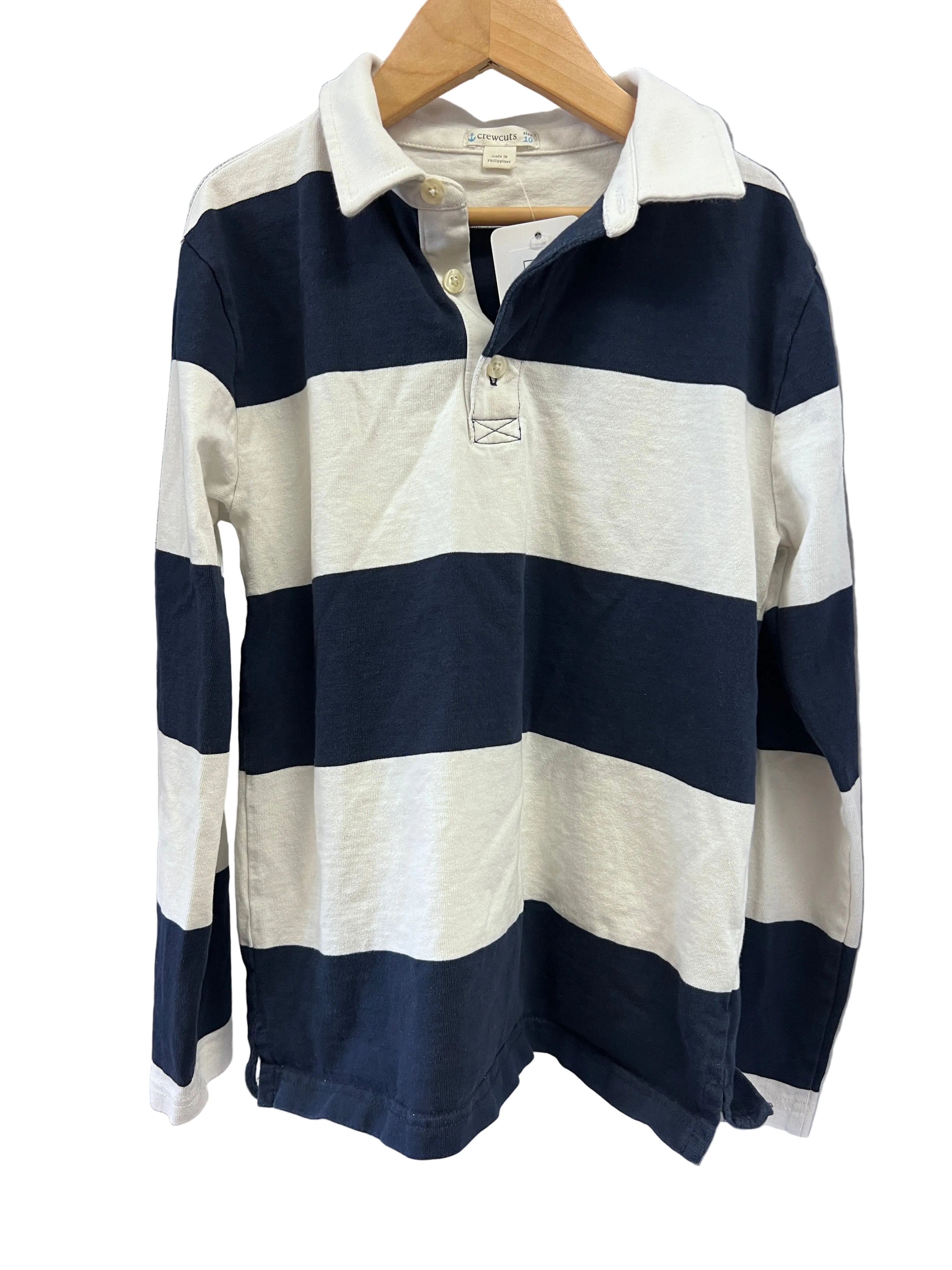 stripe Crewcuts Polo Shirt, 10y