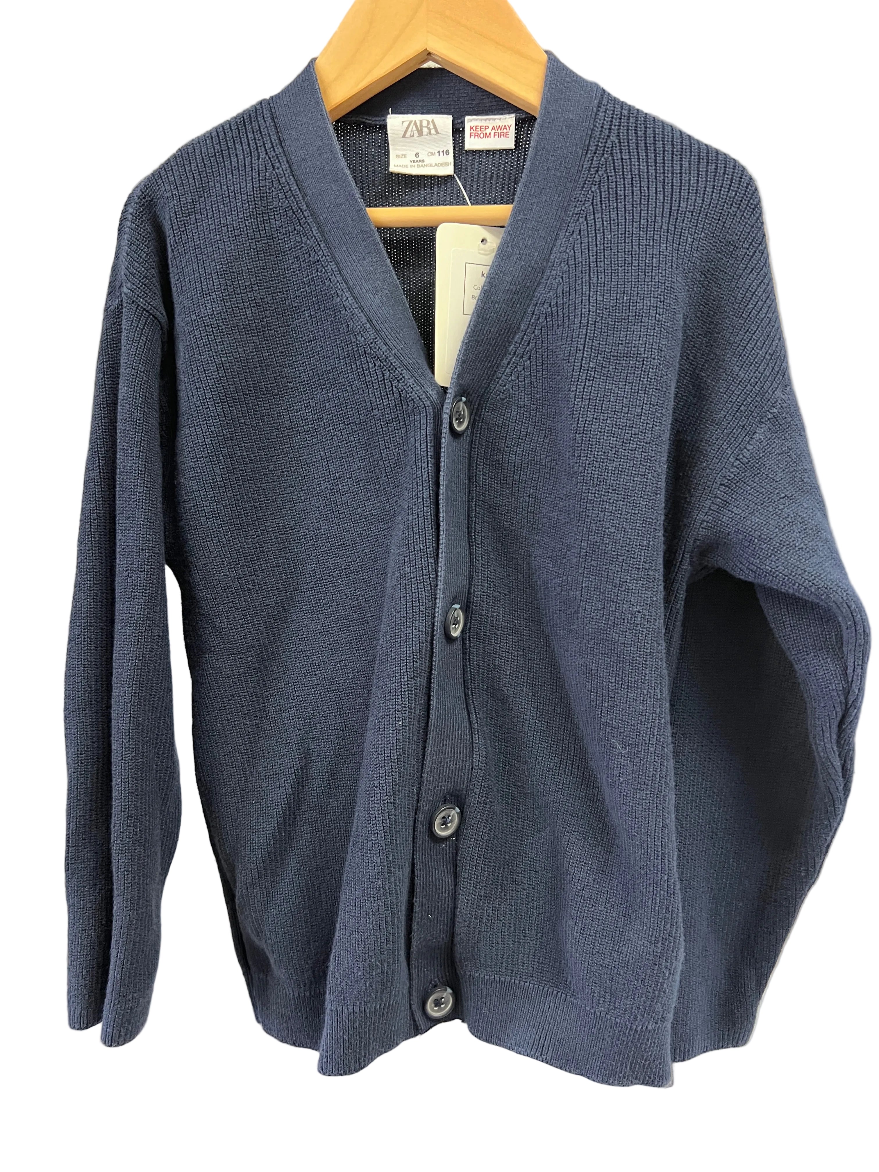 blue Zara knit, 6y