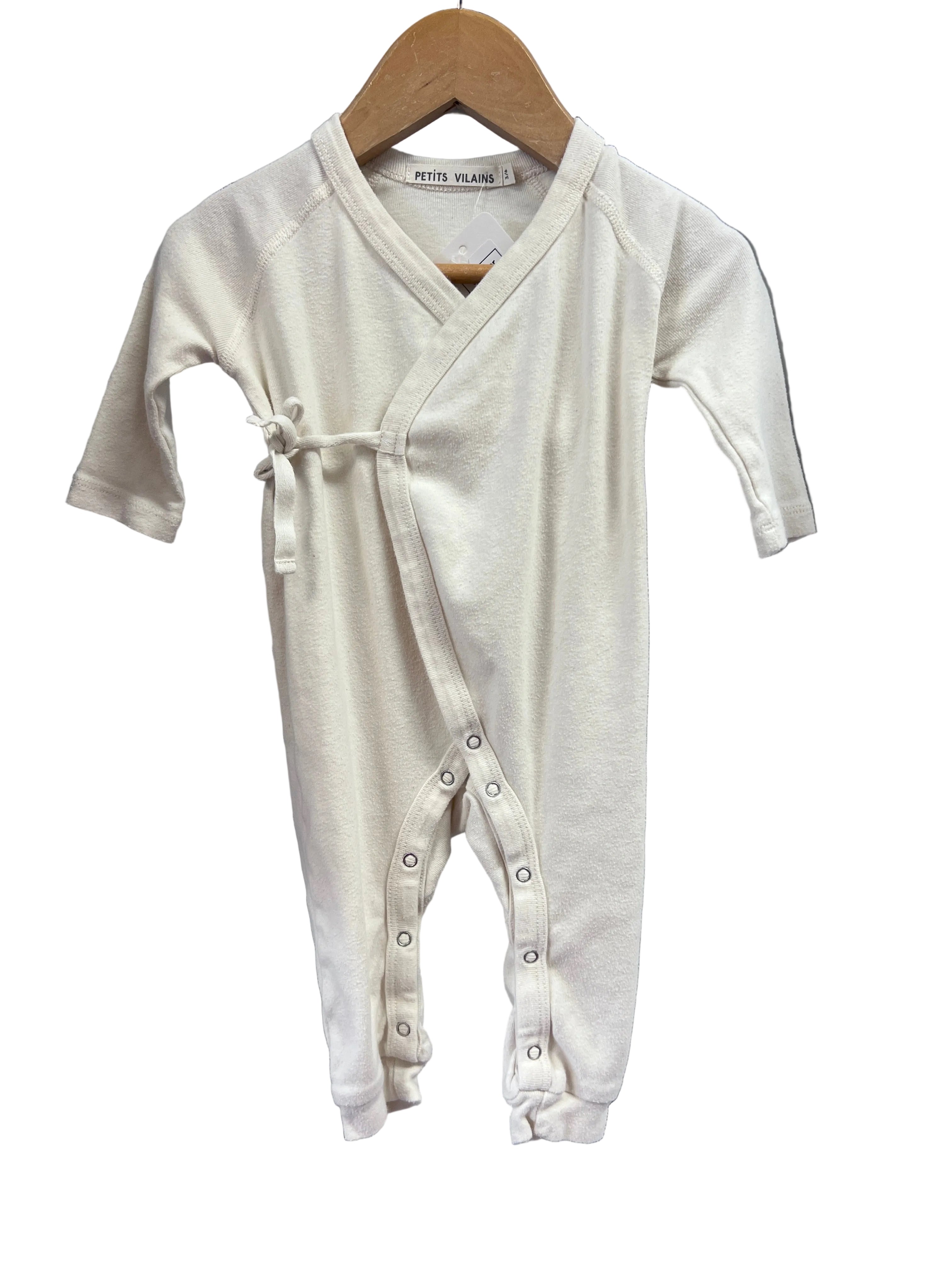ivory Petits Vilains Sleeper, 6m