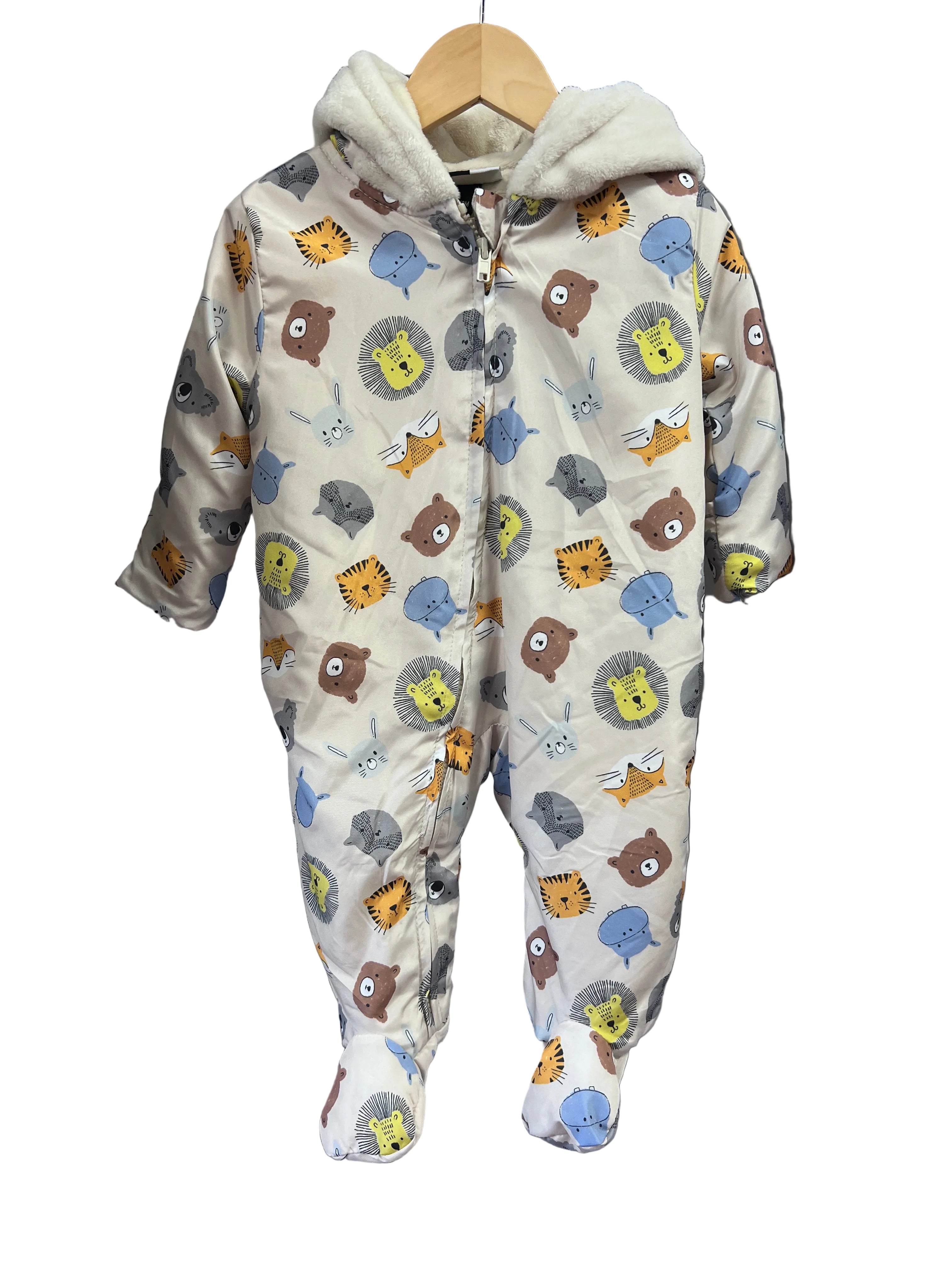beige Mick Mack Outerwear, 6-9m