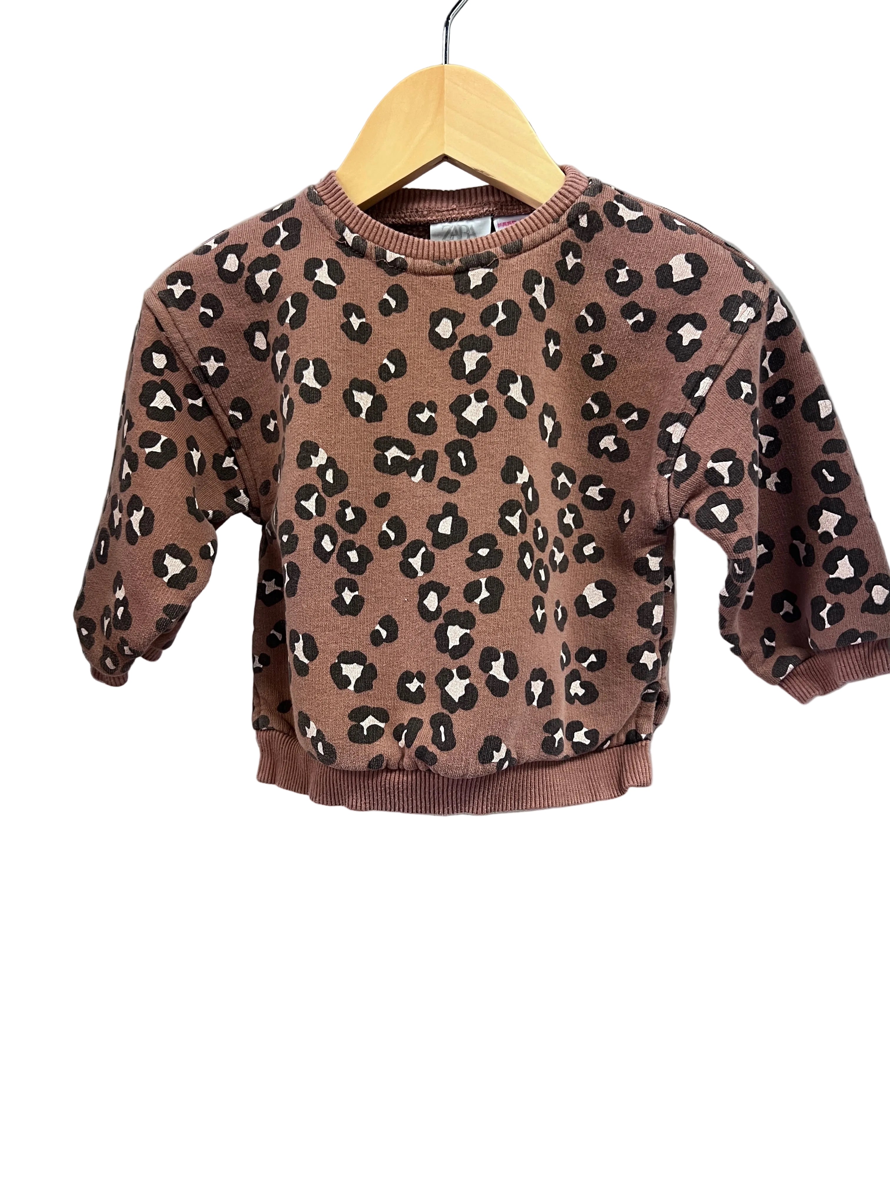 brown Zara Sweatshirt, 6-9m