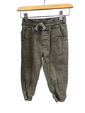 green misc pants, 2t