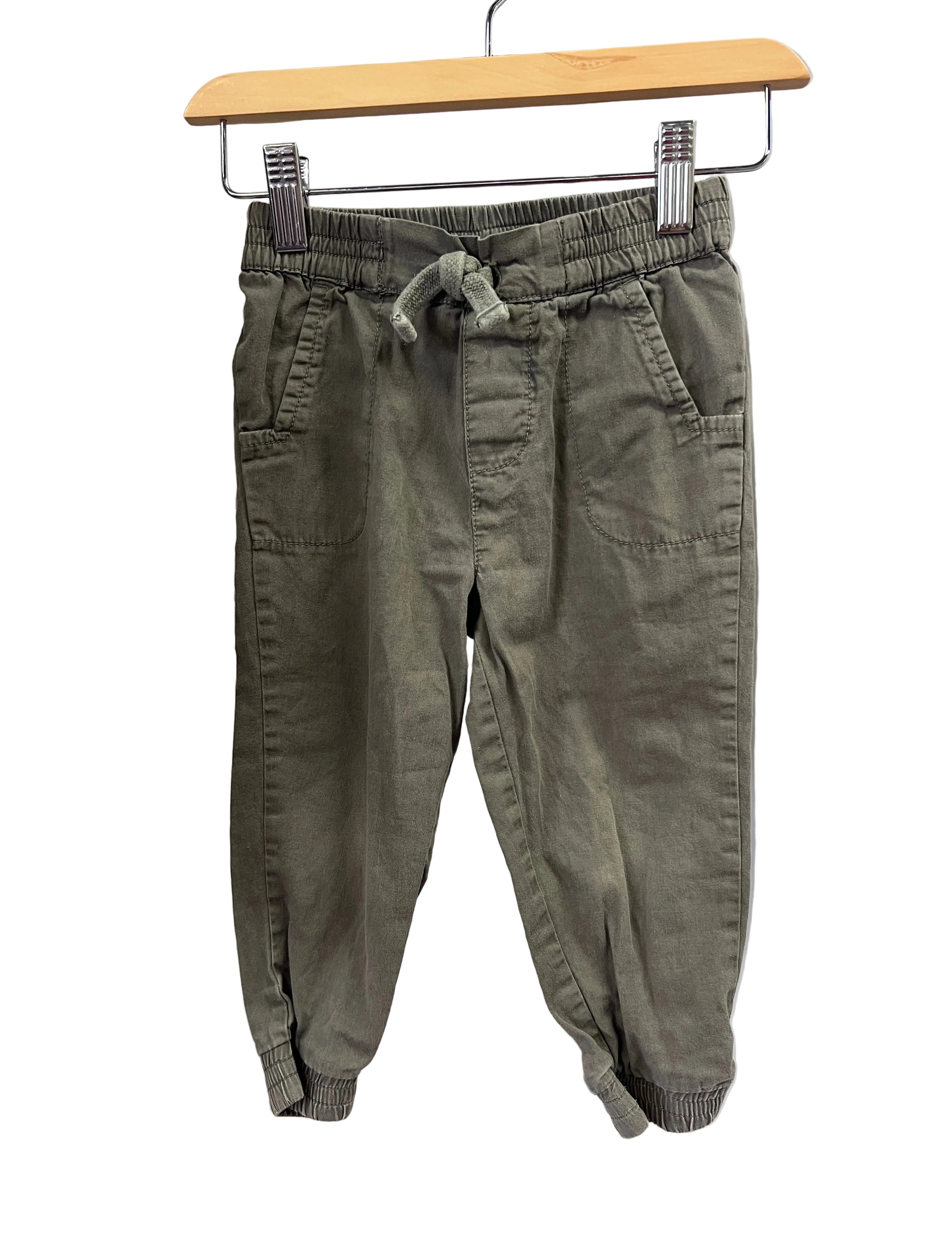 green misc pants, 2t