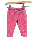 pink Carters PANTS, 9m