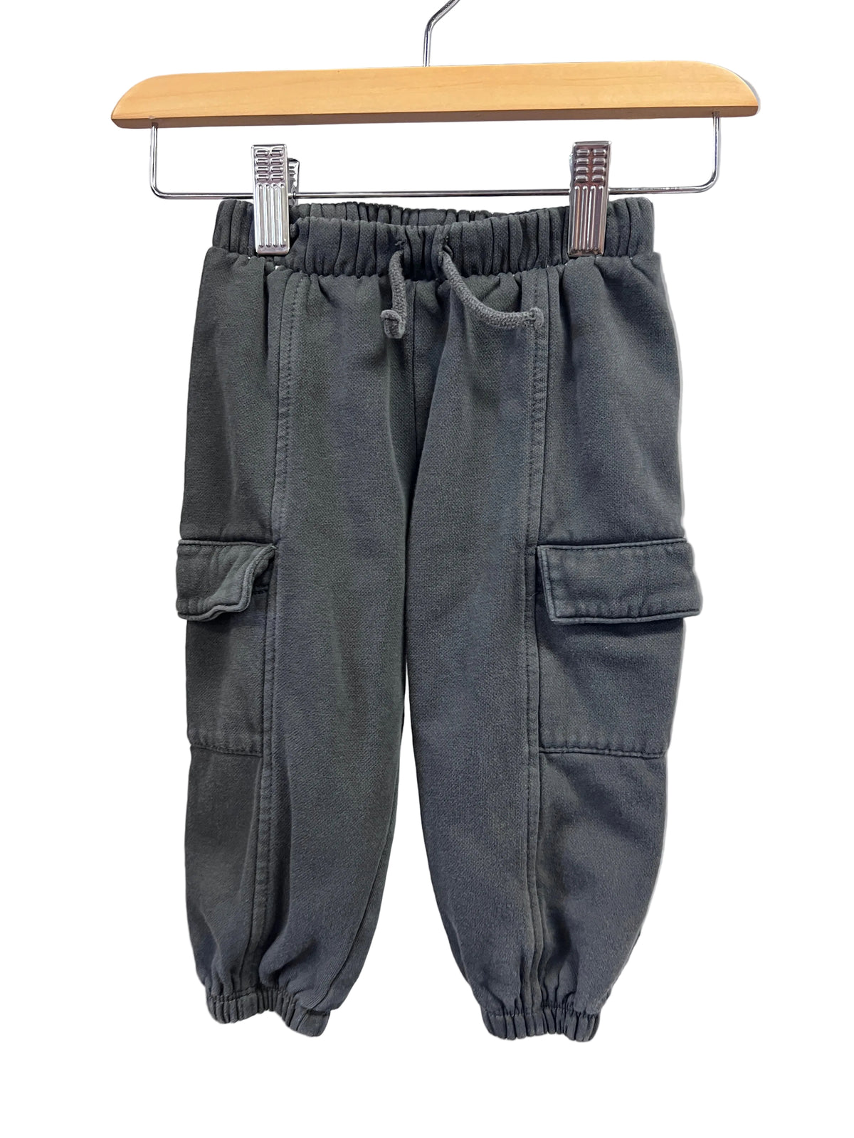 9-12m H&M pants, grey