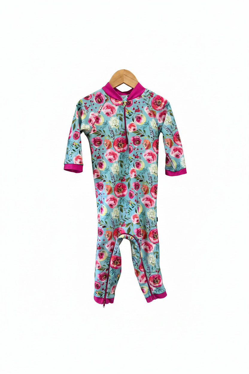 teal Honeysuckle Swim Swim, 18-24m