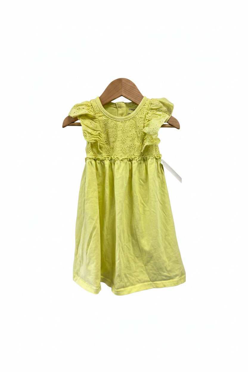 yellow george dress, 3t