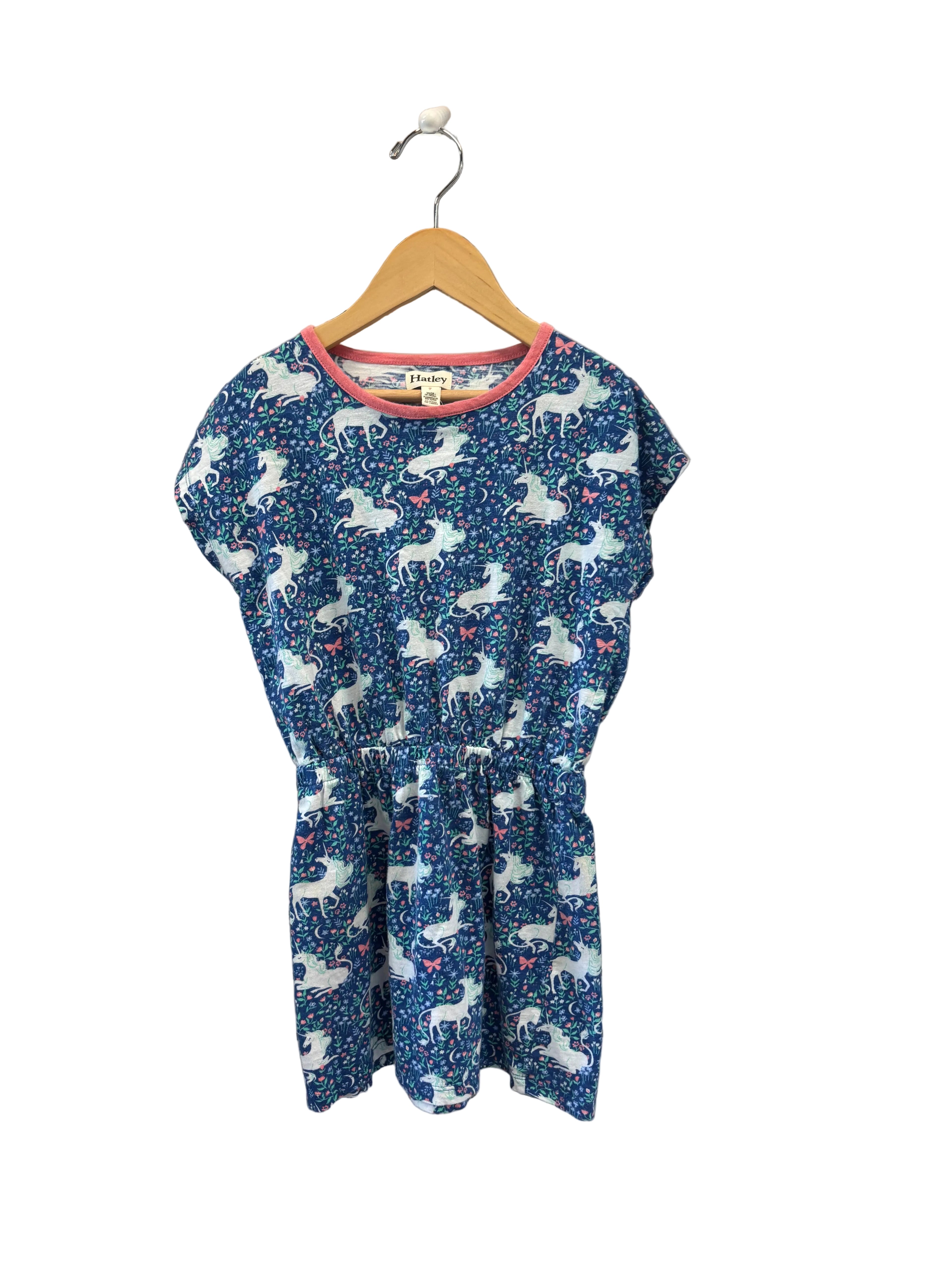 Blue Hatley Dress, 7y